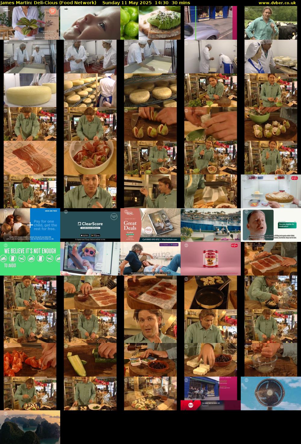 James Martin: Deli-Cious (Food Network) Sunday 11 May 2025 14:30 - 15:00