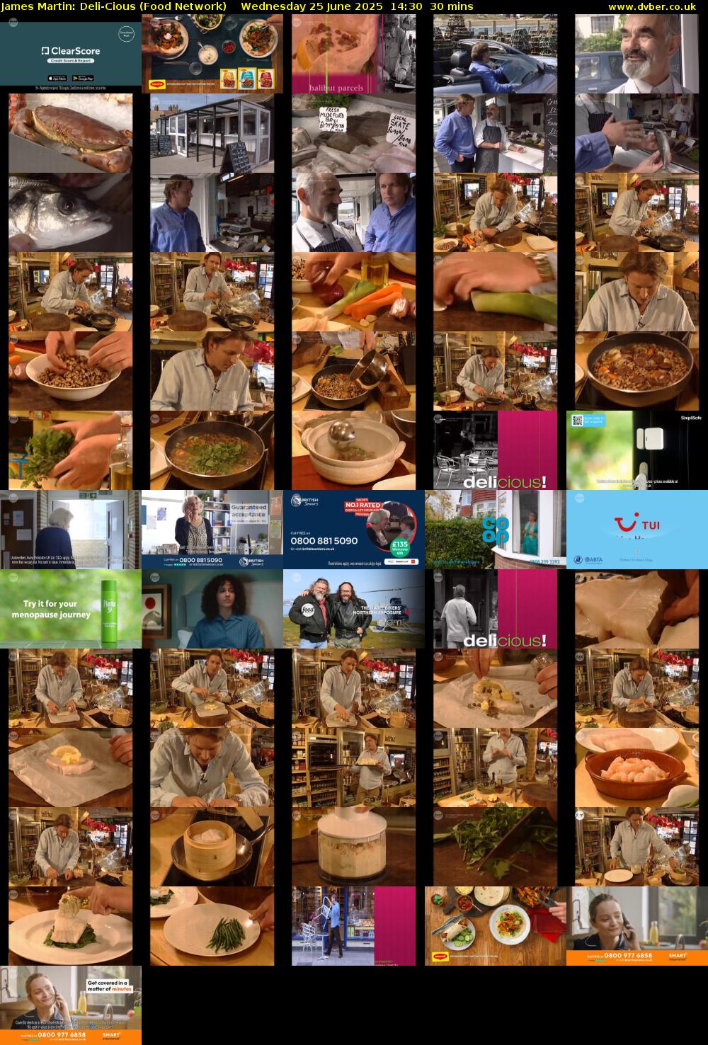 James Martin: Deli-Cious (Food Network) Wednesday 25 June 2025 14:30 - 15:00