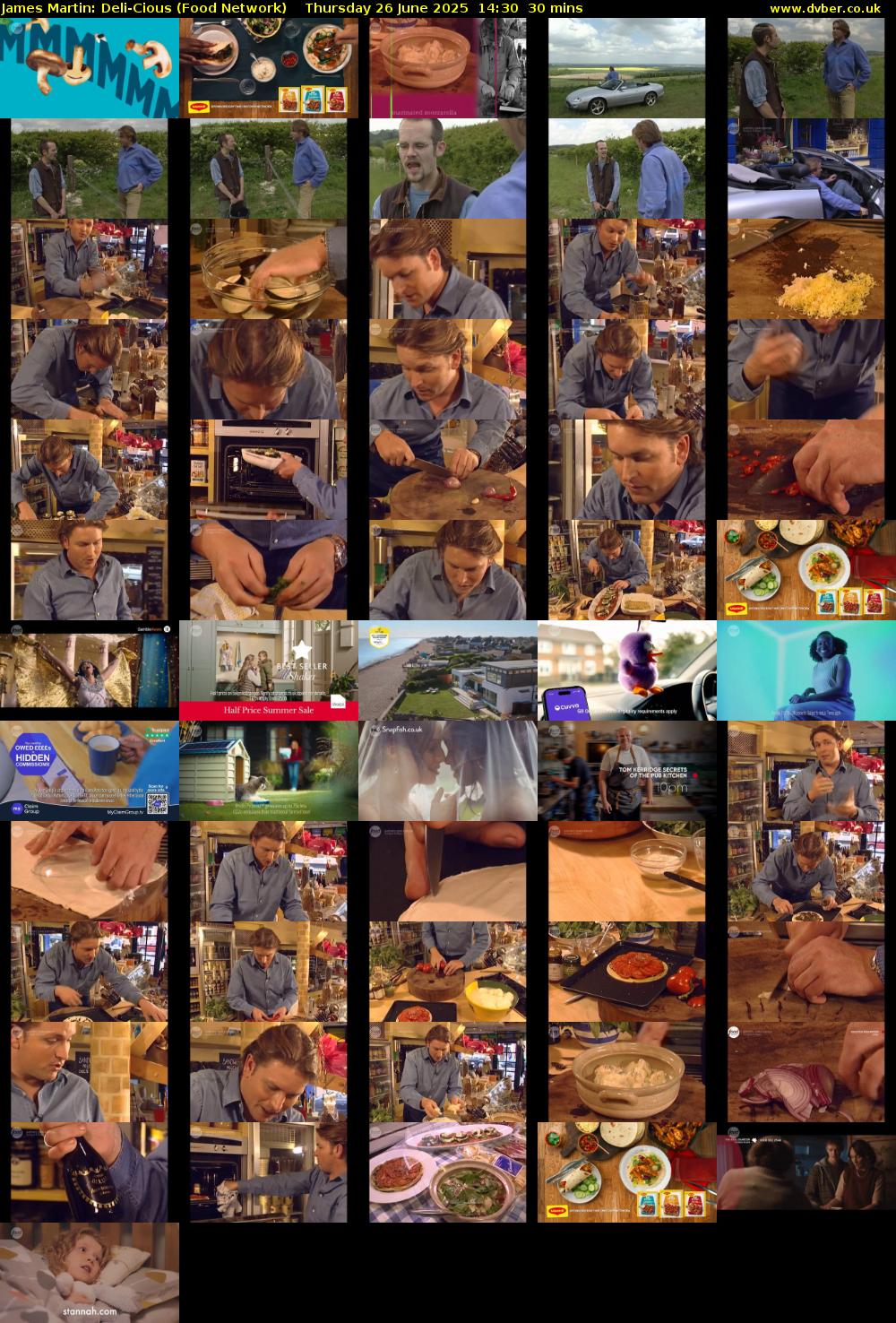 James Martin: Deli-Cious (Food Network) Thursday 26 June 2025 14:30 - 15:00
