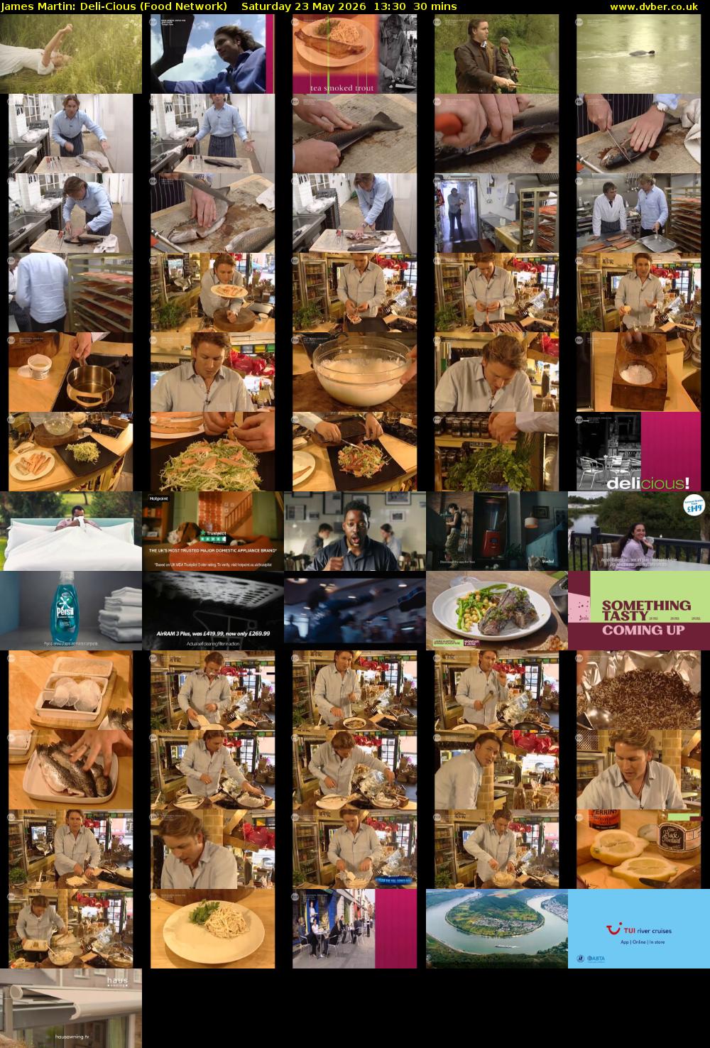 James Martin: Deli-Cious (Food Network) Saturday 23 May 2026 13:30 - 14:00