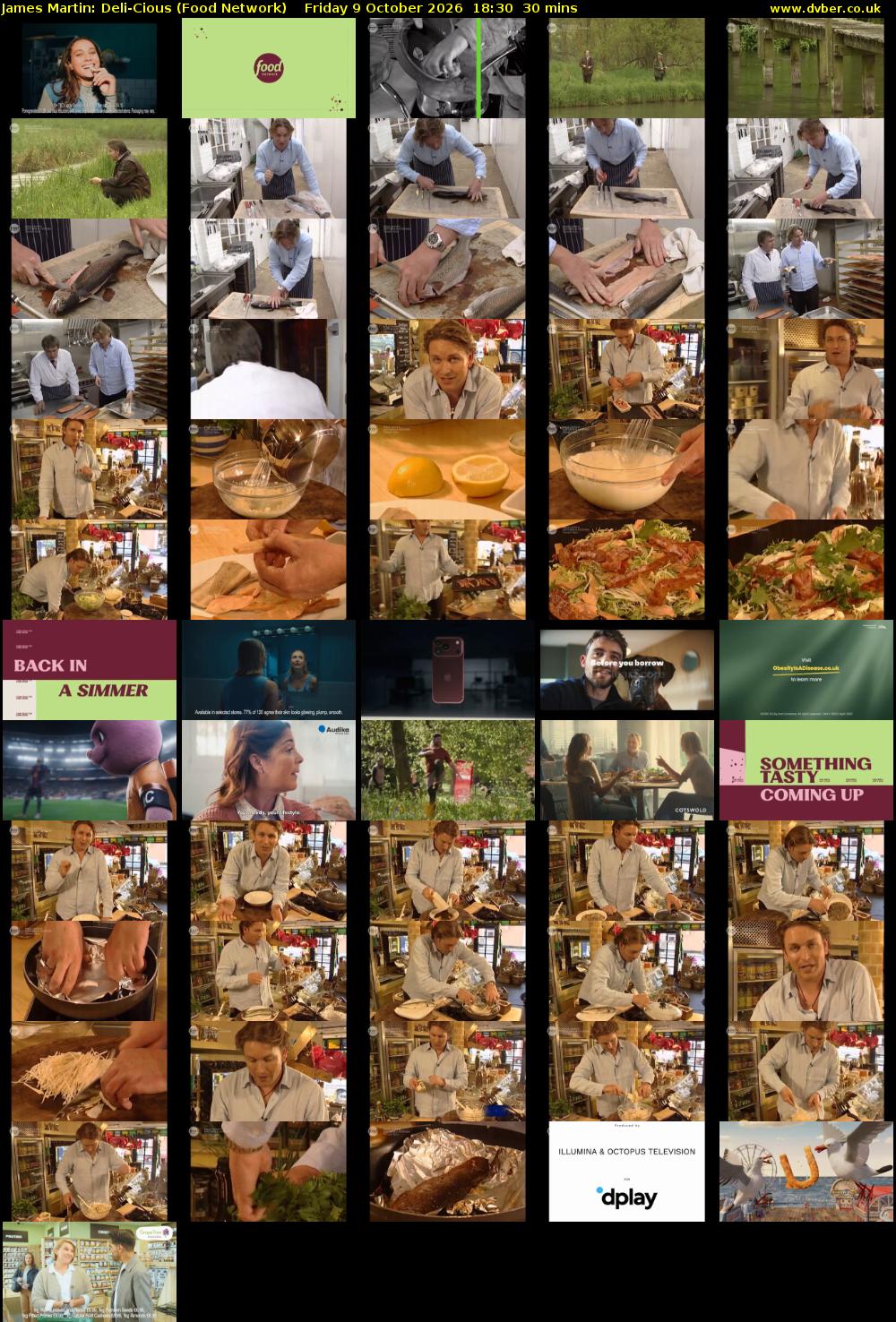 James Martin: Deli-Cious (Food Network) Friday 9 October 2026 18:30 - 19:00