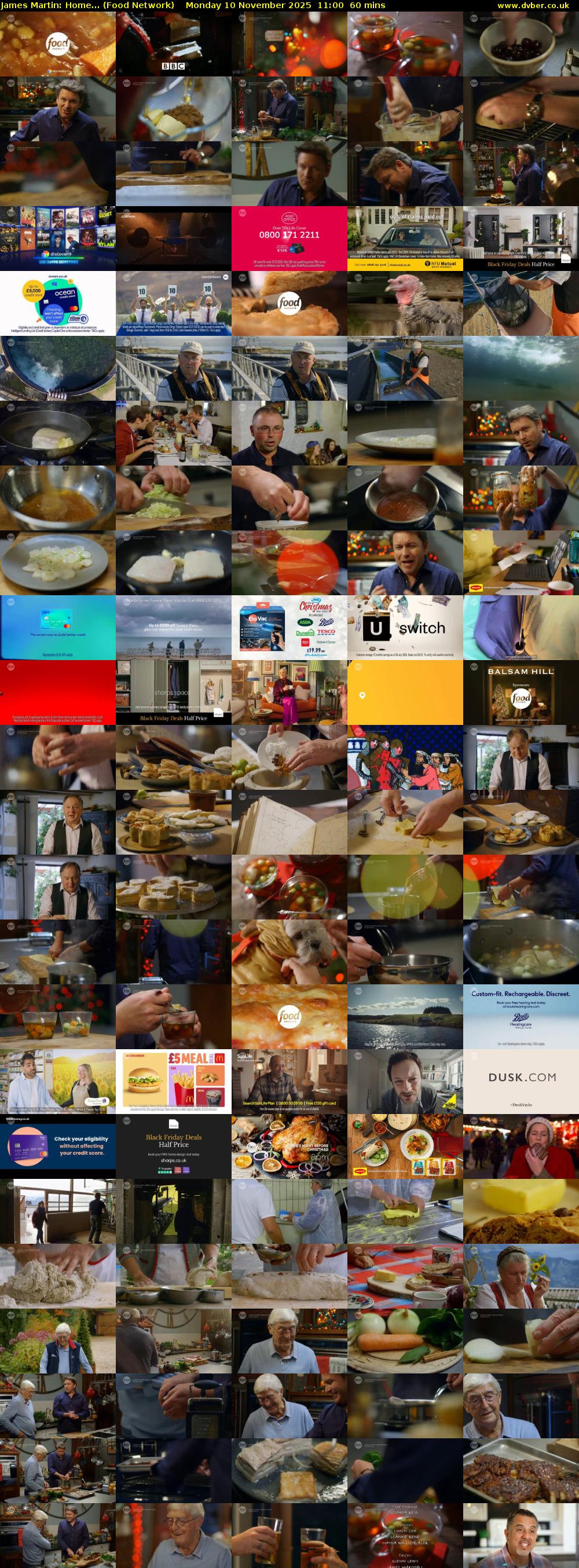 James Martin: Home... (Food Network) Monday 10 November 2025 11:00 - 12:00