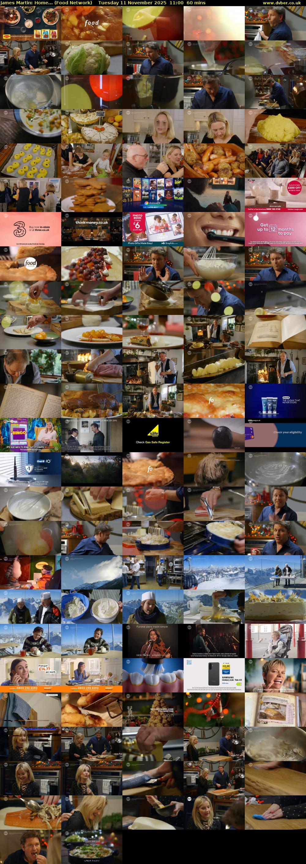 James Martin: Home... (Food Network) Tuesday 11 November 2025 11:00 - 12:00