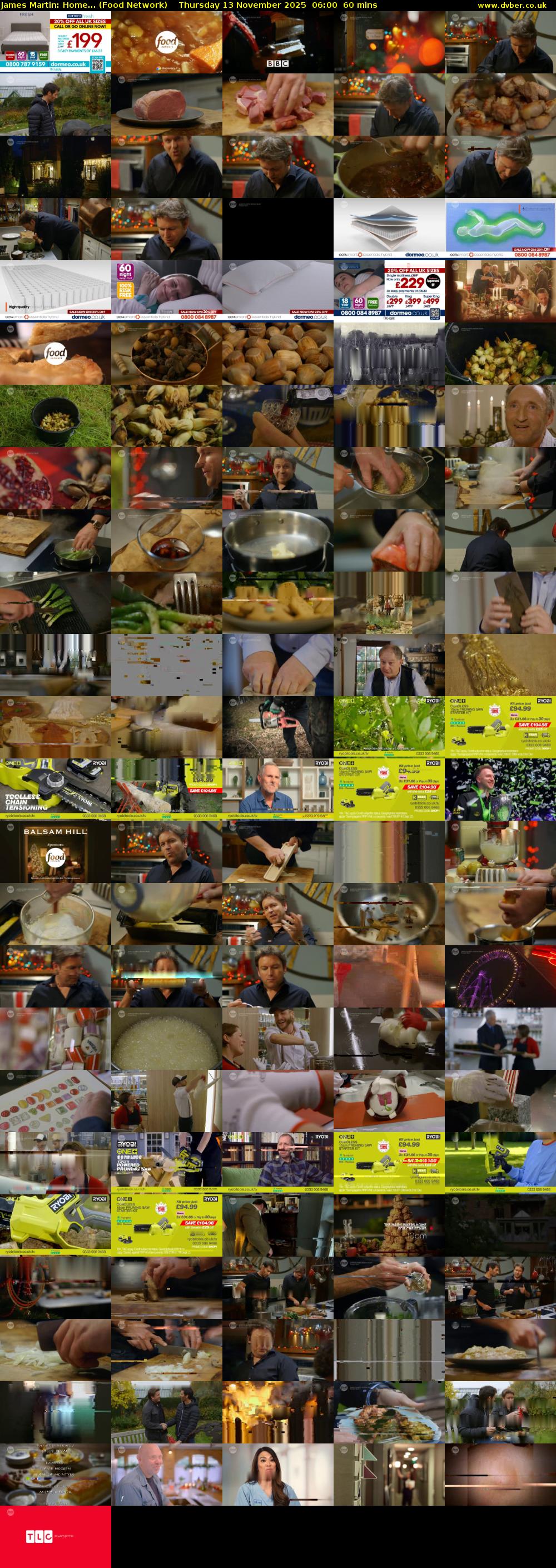 James Martin: Home... (Food Network) Thursday 13 November 2025 06:00 - 07:00