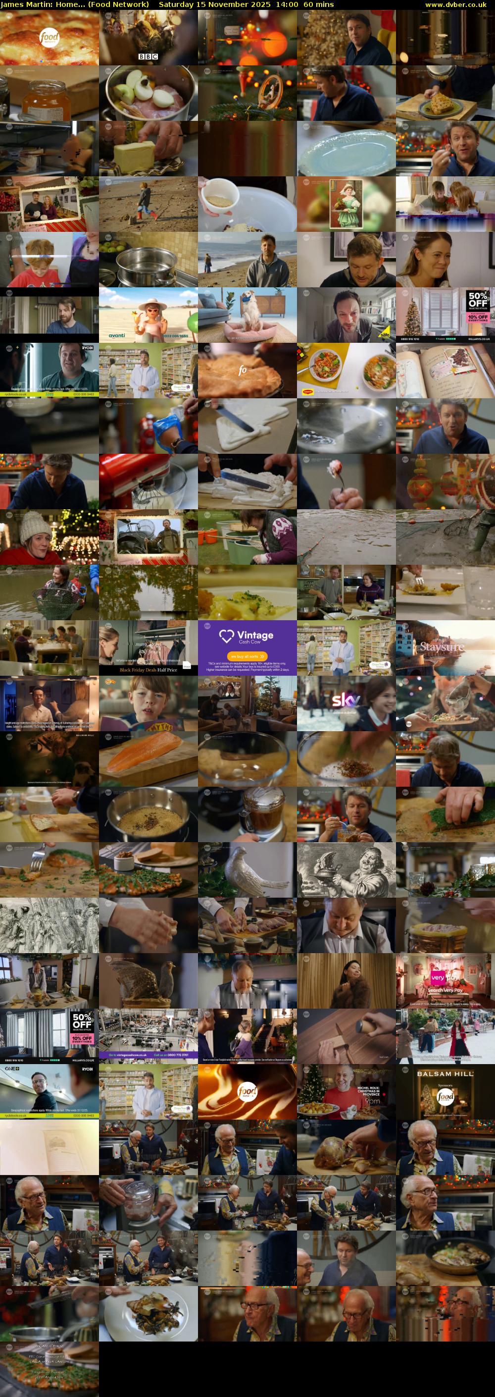 James Martin: Home... (Food Network) Saturday 15 November 2025 14:00 - 15:00