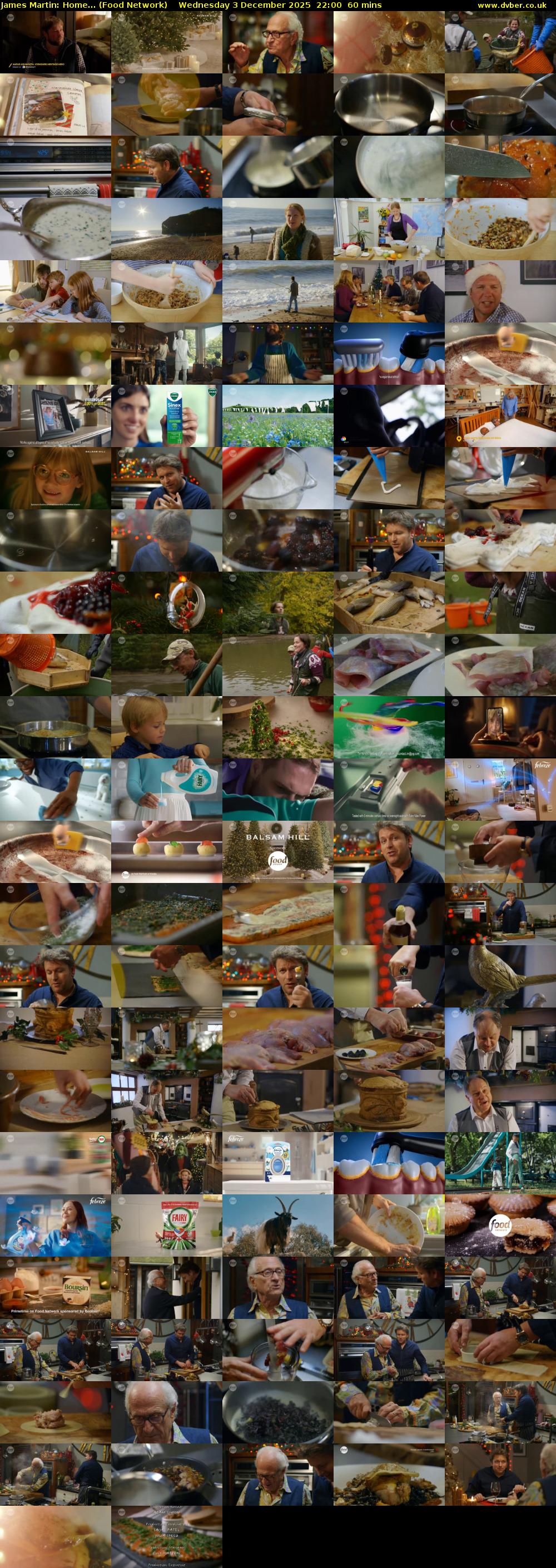 James Martin: Home... (Food Network) Wednesday 3 December 2025 22:00 - 23:00