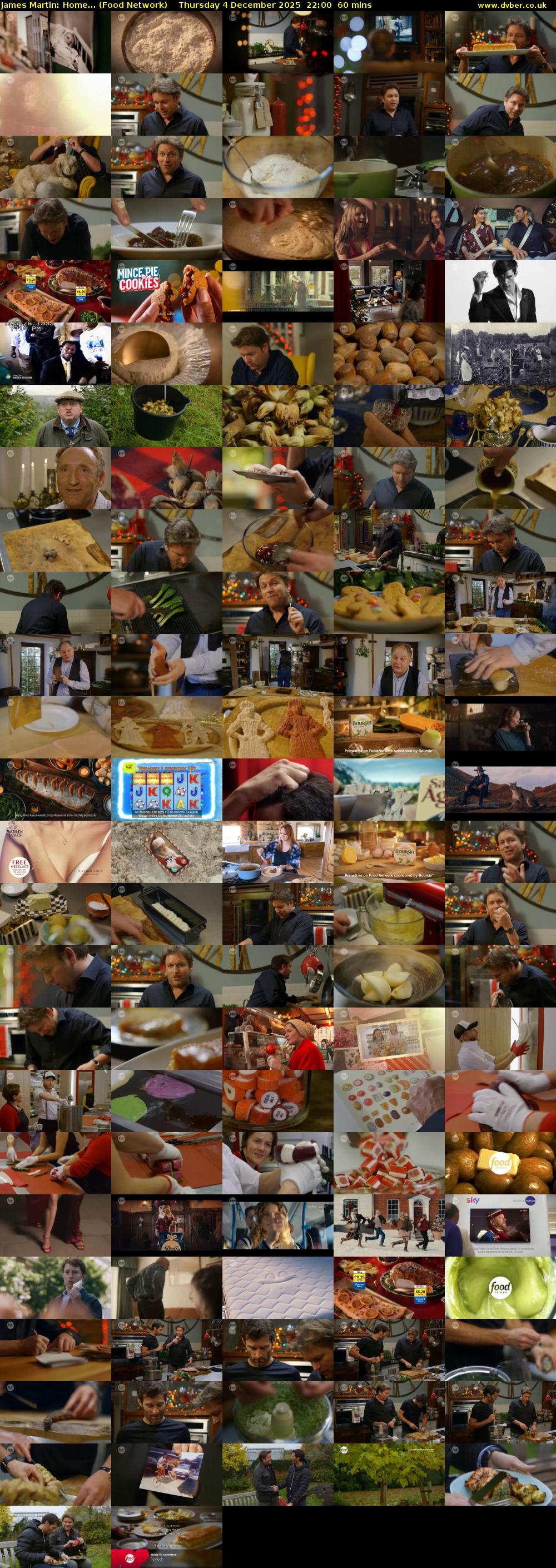 James Martin: Home... (Food Network) Thursday 4 December 2025 22:00 - 23:00