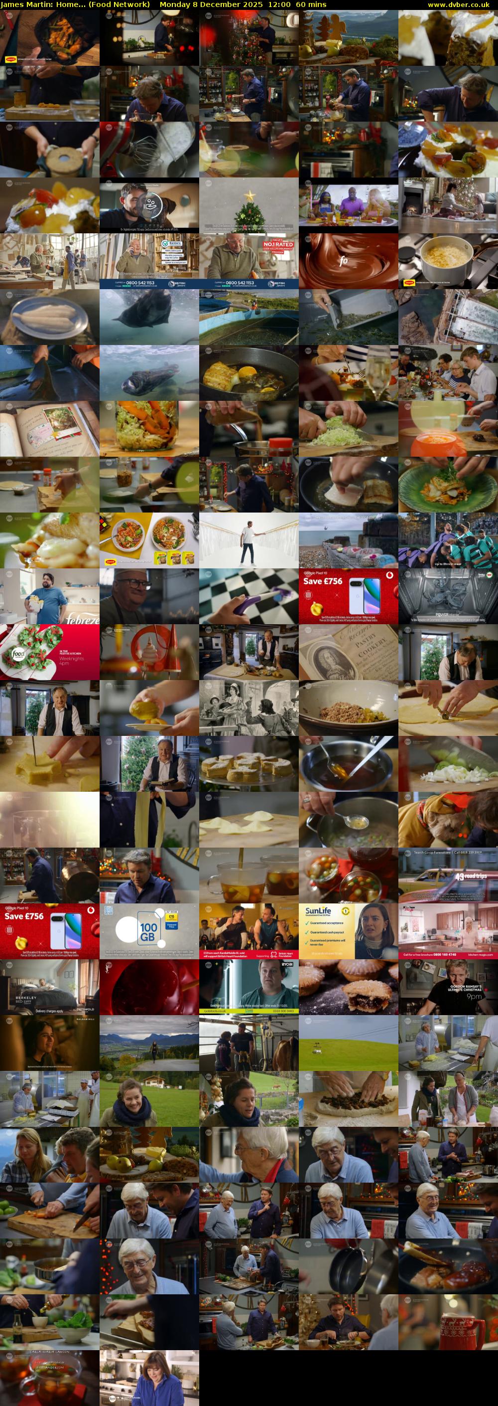 James Martin: Home... (Food Network) Monday 8 December 2025 12:00 - 13:00