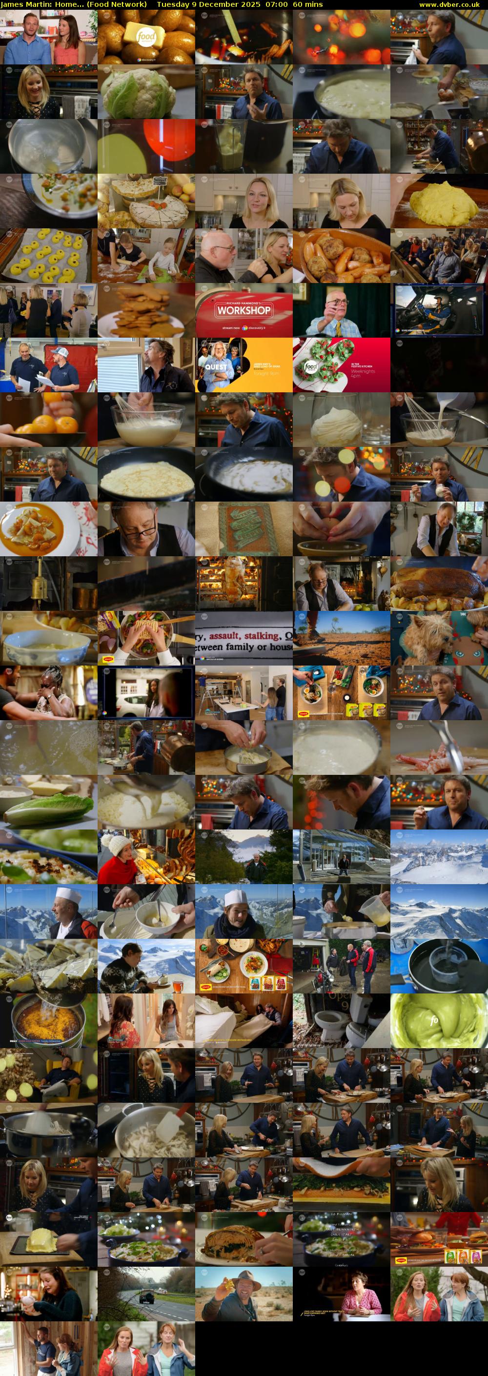 James Martin: Home... (Food Network) Tuesday 9 December 2025 07:00 - 08:00