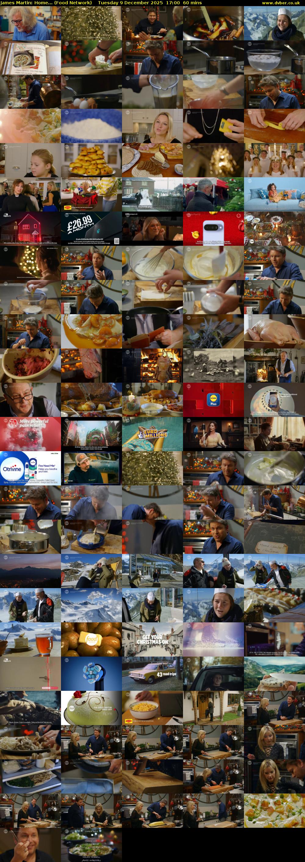 James Martin: Home... (Food Network) Tuesday 9 December 2025 17:00 - 18:00