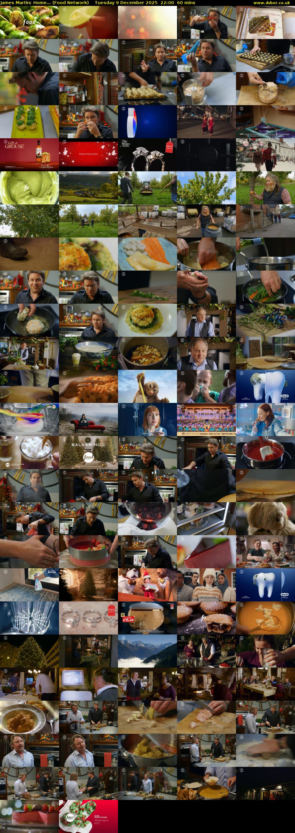 James Martin: Home... (Food Network) Tuesday 9 December 2025 22:00 - 23:00