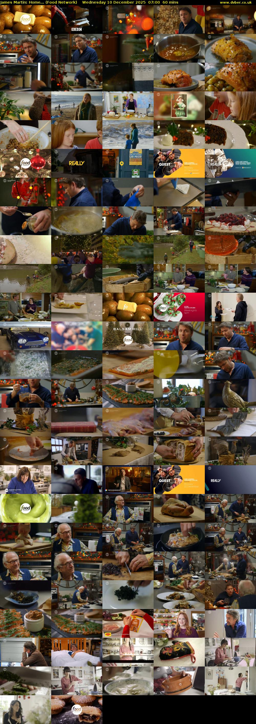 James Martin: Home... (Food Network) Wednesday 10 December 2025 07:00 - 08:00