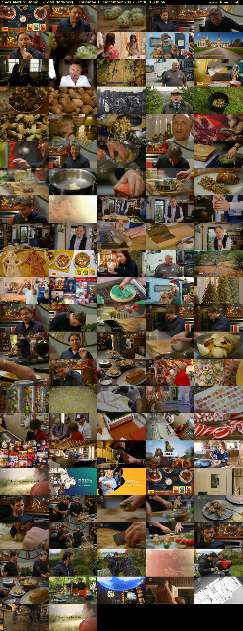 James Martin: Home... (Food Network) Thursday 11 December 2025 07:00 - 08:00
