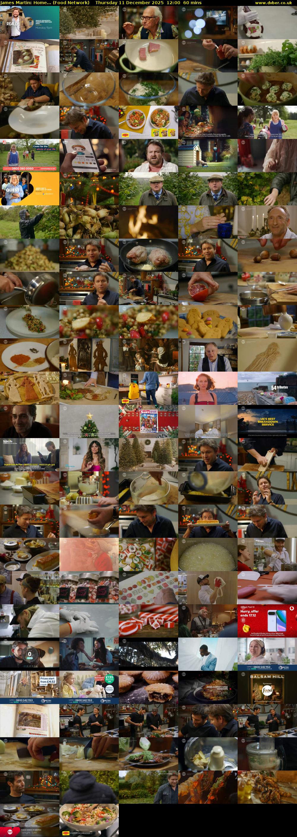 James Martin: Home... (Food Network) Thursday 11 December 2025 12:00 - 13:00