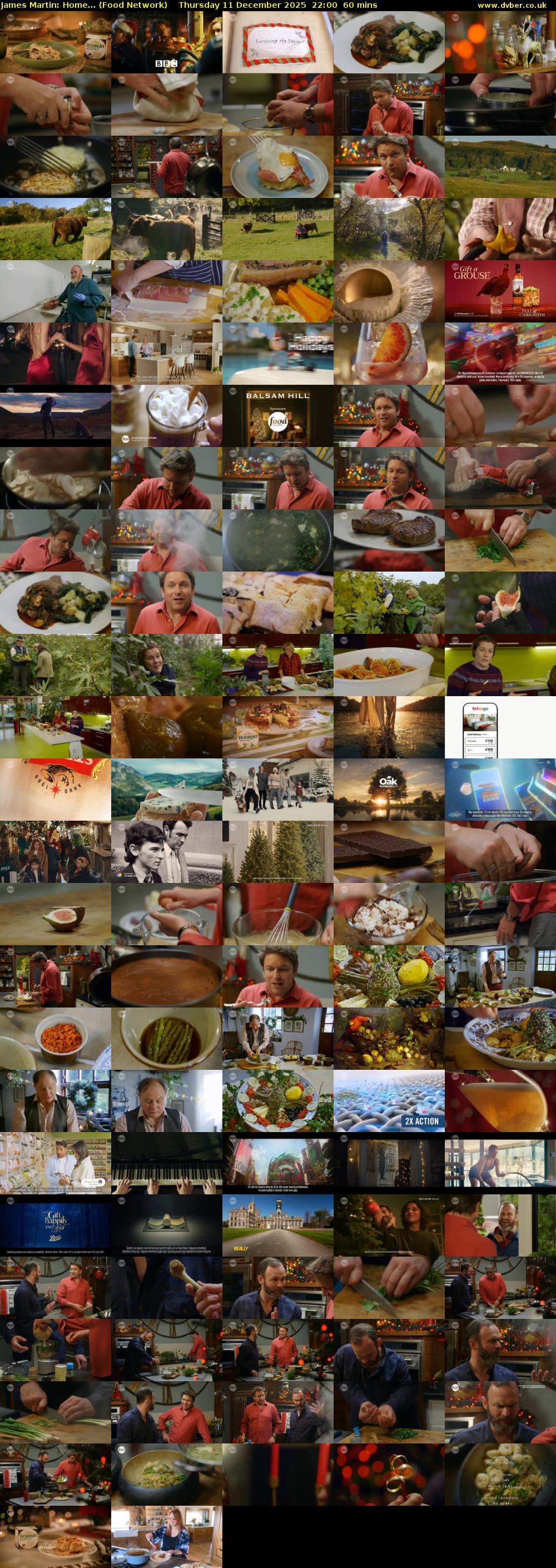 James Martin: Home... (Food Network) Thursday 11 December 2025 22:00 - 23:00