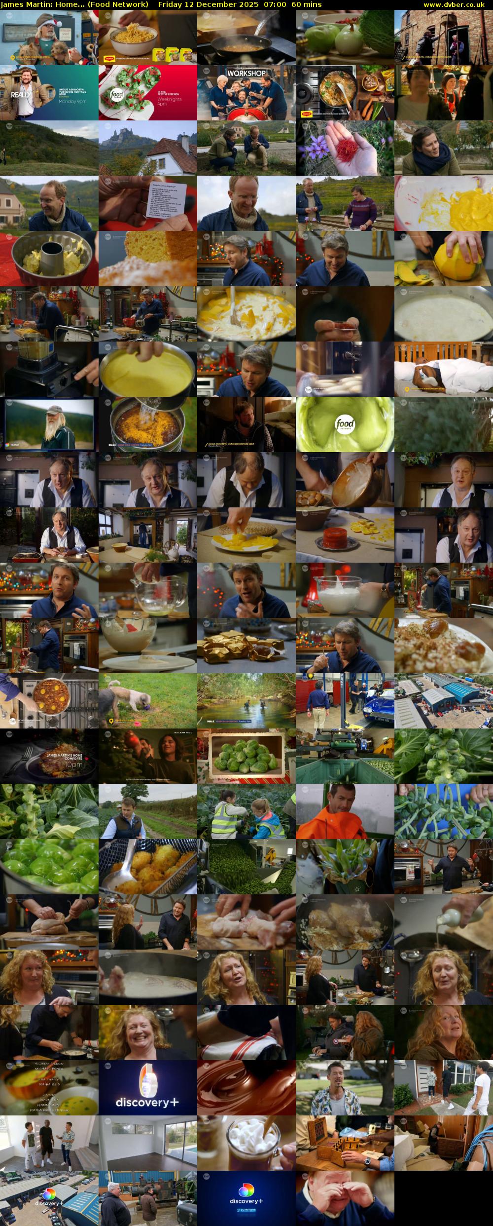 James Martin: Home... (Food Network) Friday 12 December 2025 07:00 - 08:00