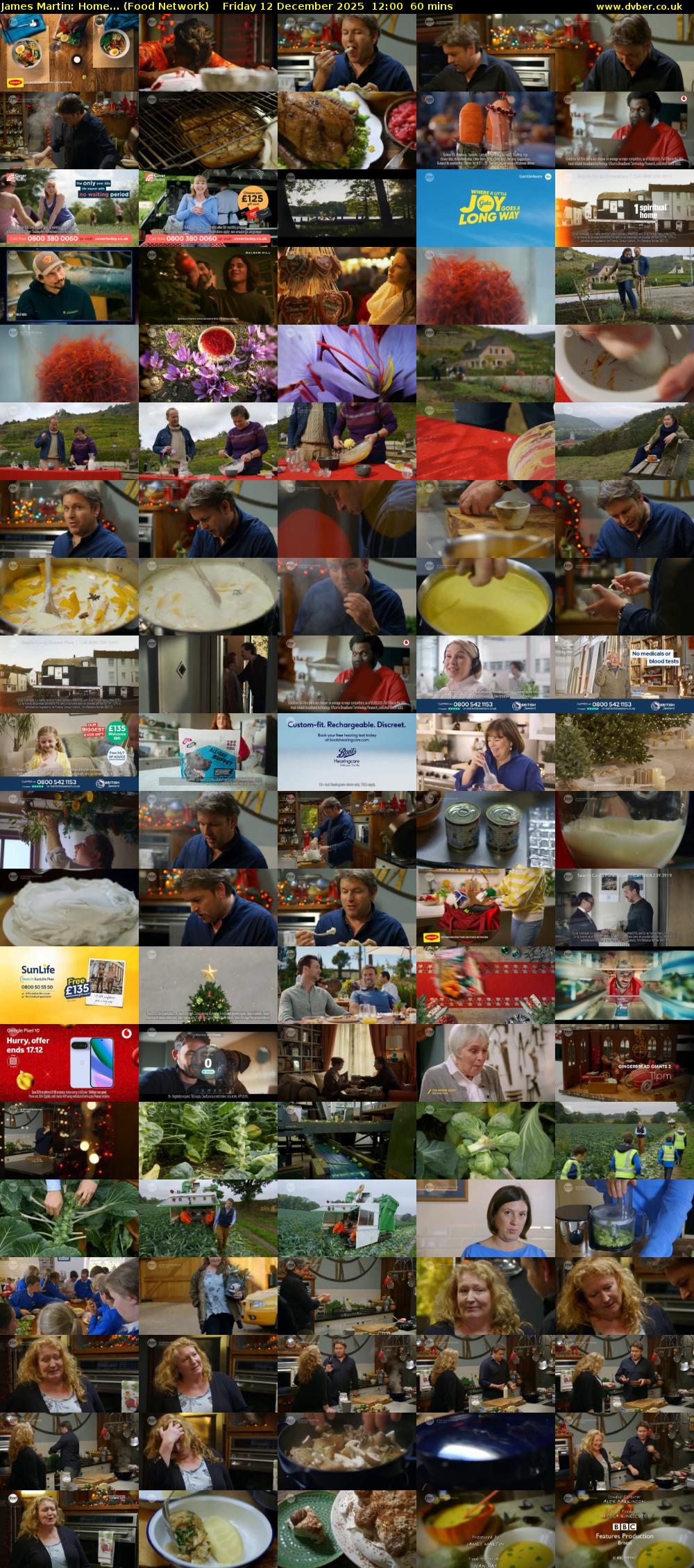 James Martin: Home... (Food Network) Friday 12 December 2025 12:00 - 13:00