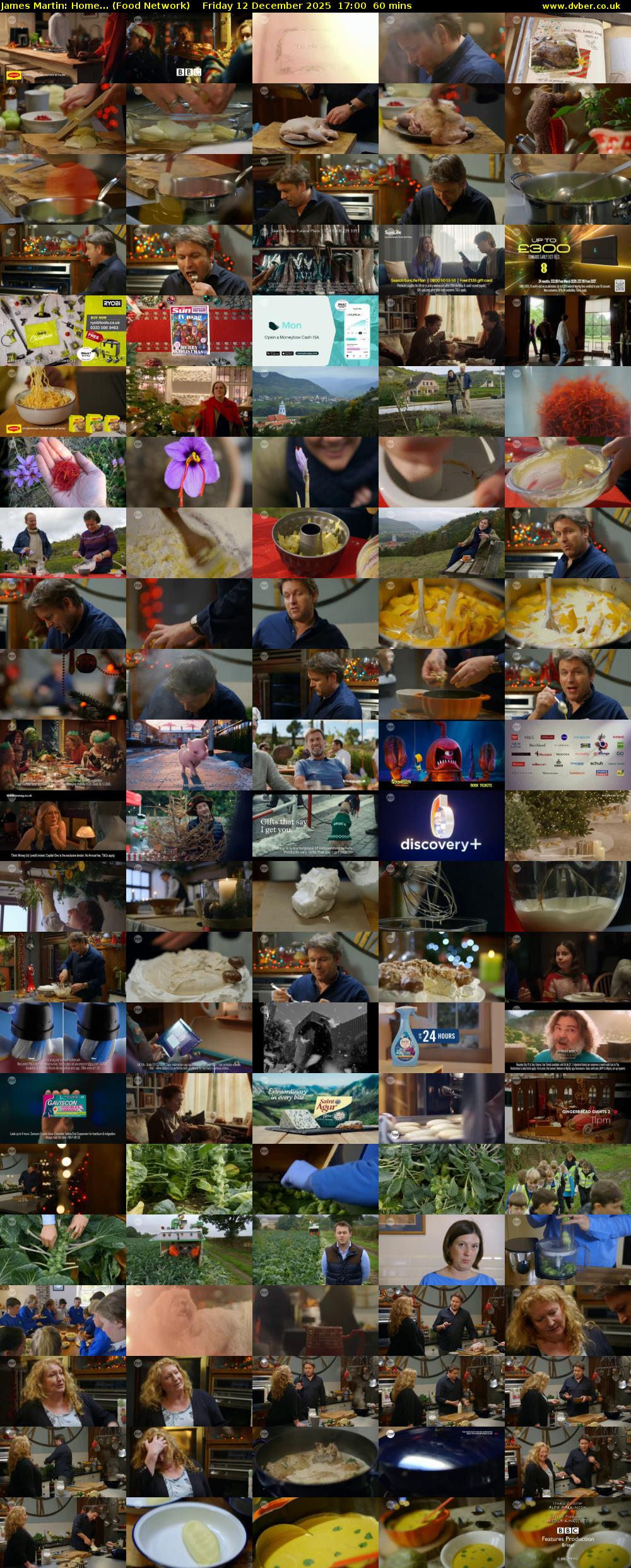 James Martin: Home... (Food Network) Friday 12 December 2025 17:00 - 18:00