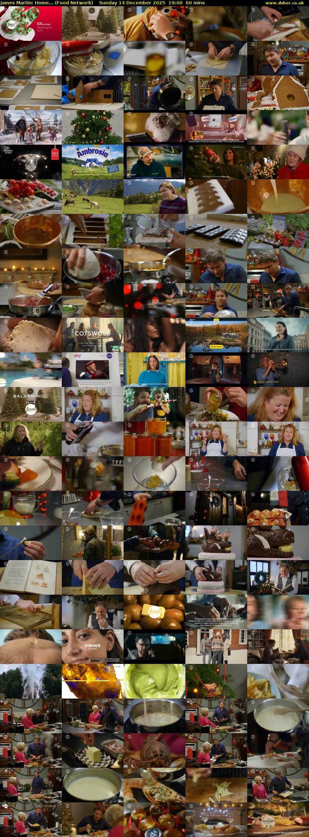 James Martin: Home... (Food Network) Sunday 14 December 2025 19:00 - 20:00