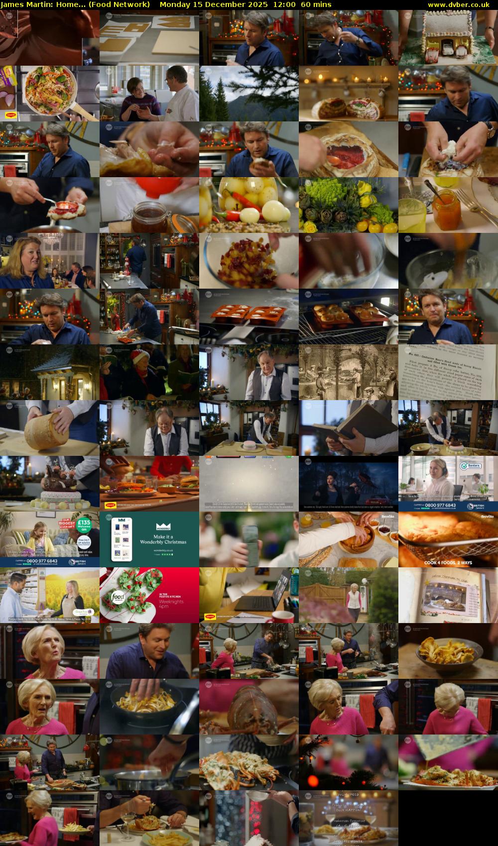 James Martin: Home... (Food Network) Monday 15 December 2025 12:00 - 13:00