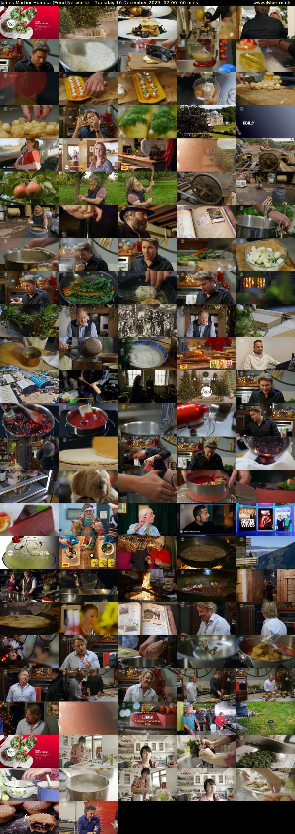 James Martin: Home... (Food Network) Tuesday 16 December 2025 07:00 - 08:00