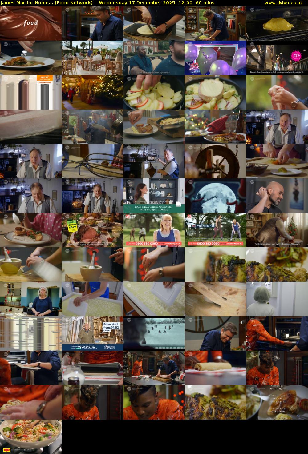 James Martin: Home... (Food Network) Wednesday 17 December 2025 12:00 - 13:00