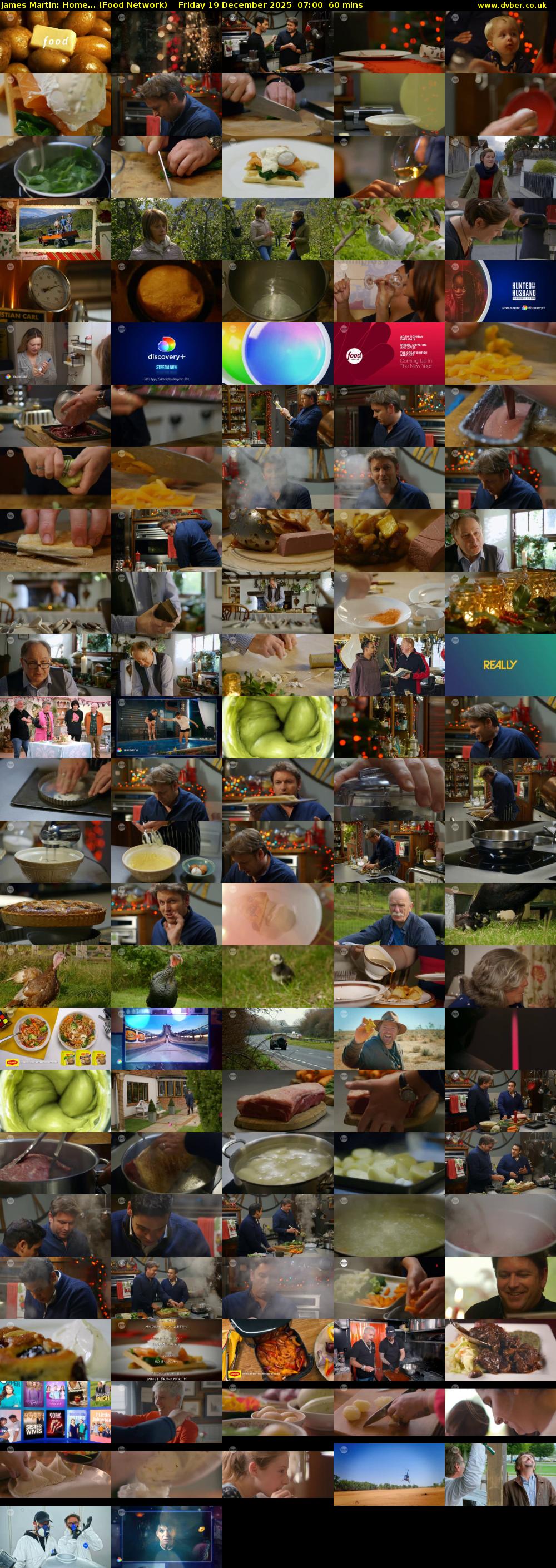 James Martin: Home... (Food Network) Friday 19 December 2025 07:00 - 08:00