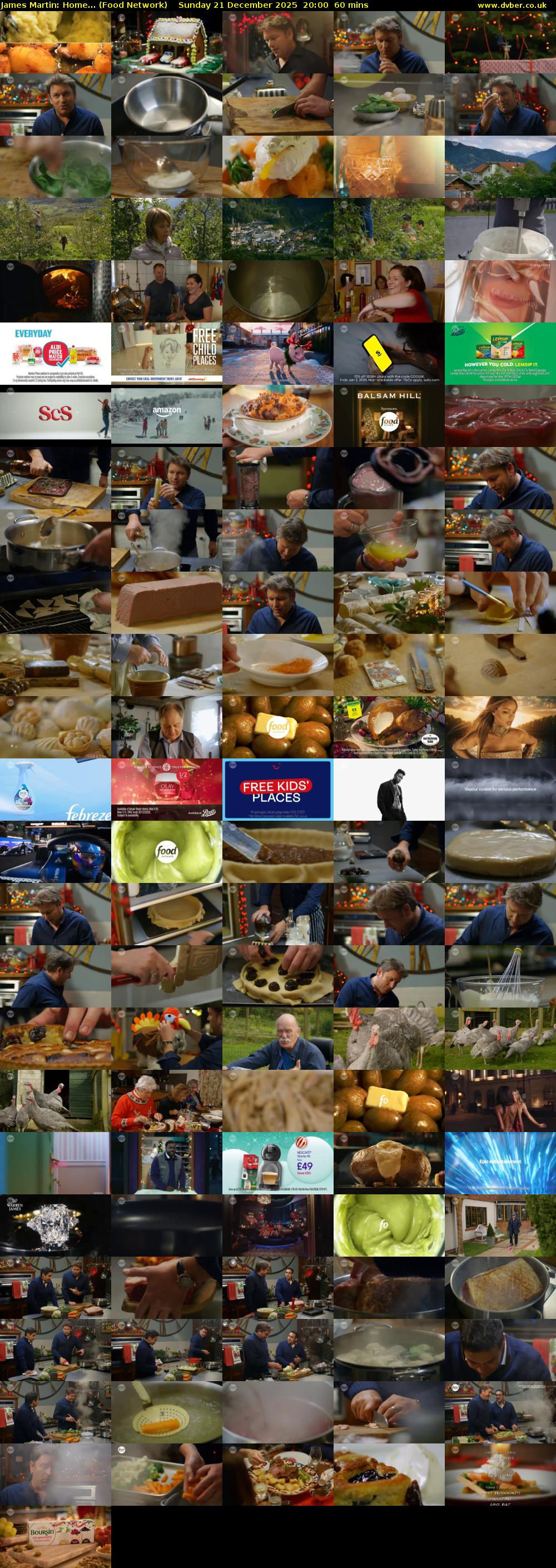 James Martin: Home... (Food Network) Sunday 21 December 2025 20:00 - 21:00