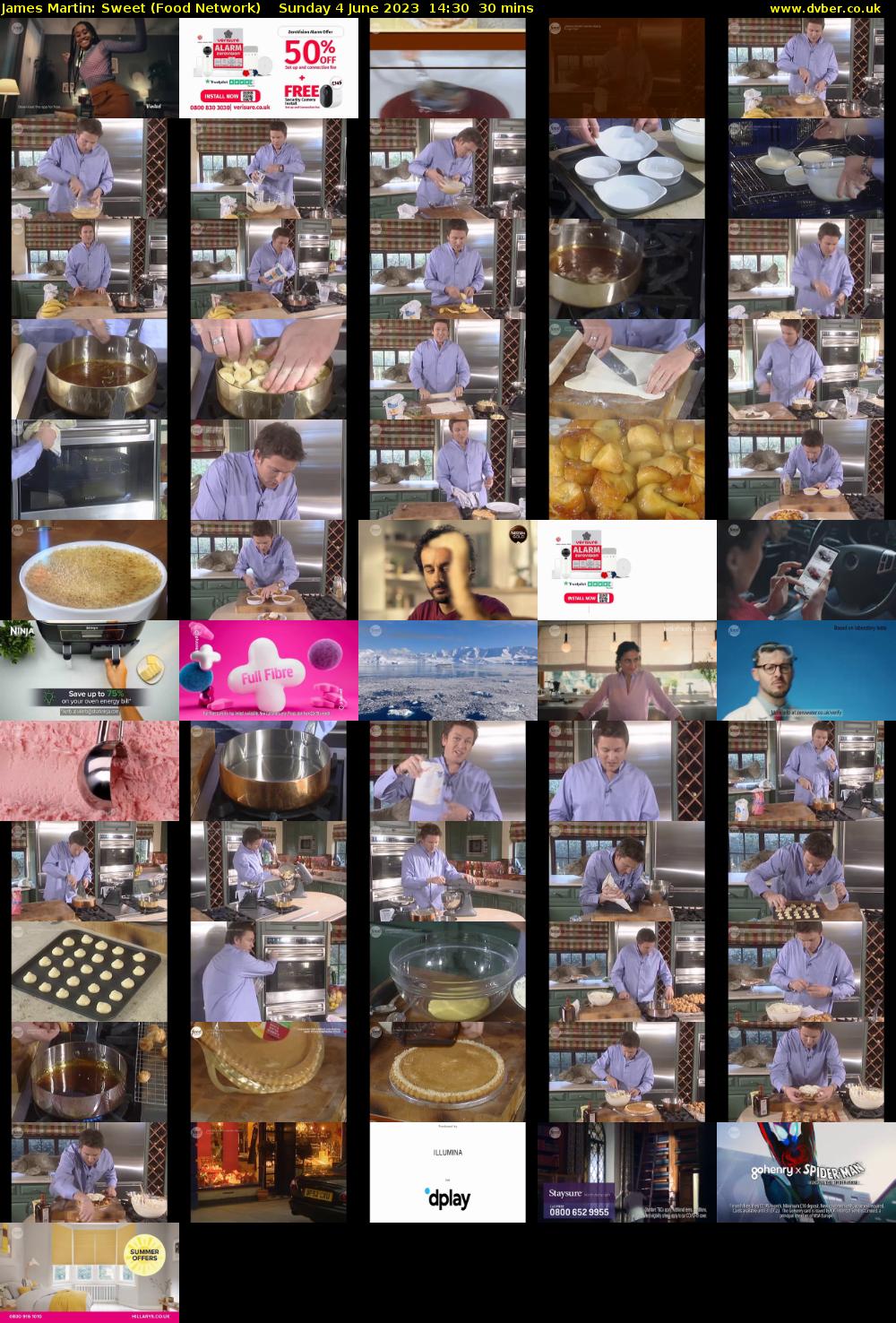 James Martin: Sweet (Food Network) Sunday 4 June 2023 14:30 - 15:00