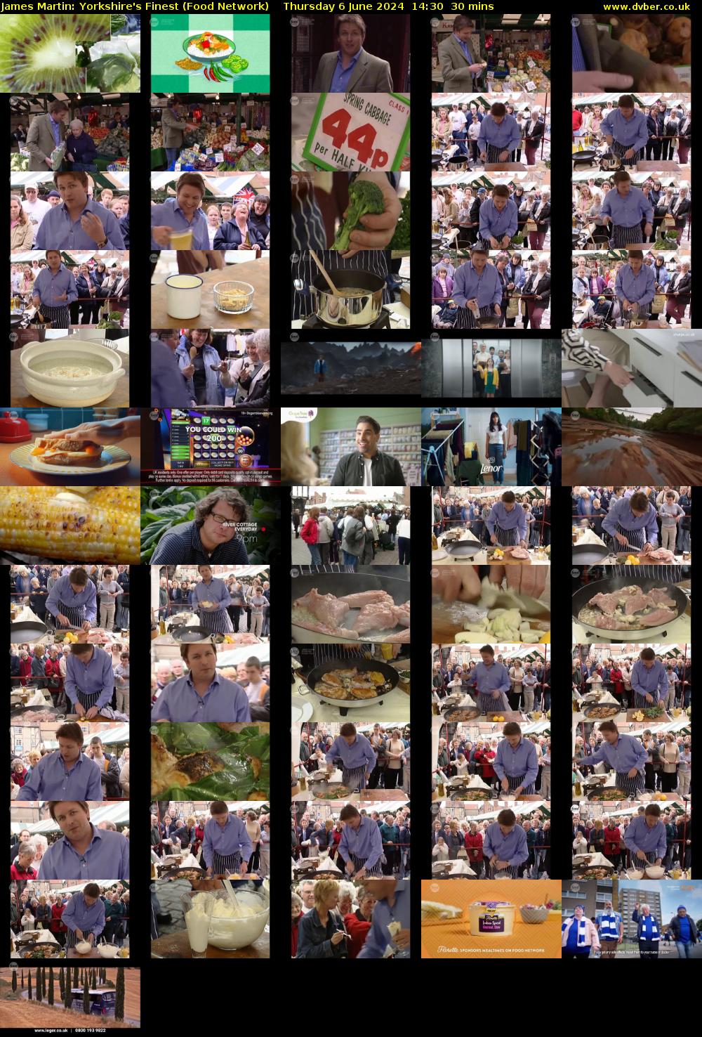 James Martin: Yorkshire's Finest (Food Network) Thursday 6 June 2024 14:30 - 15:00