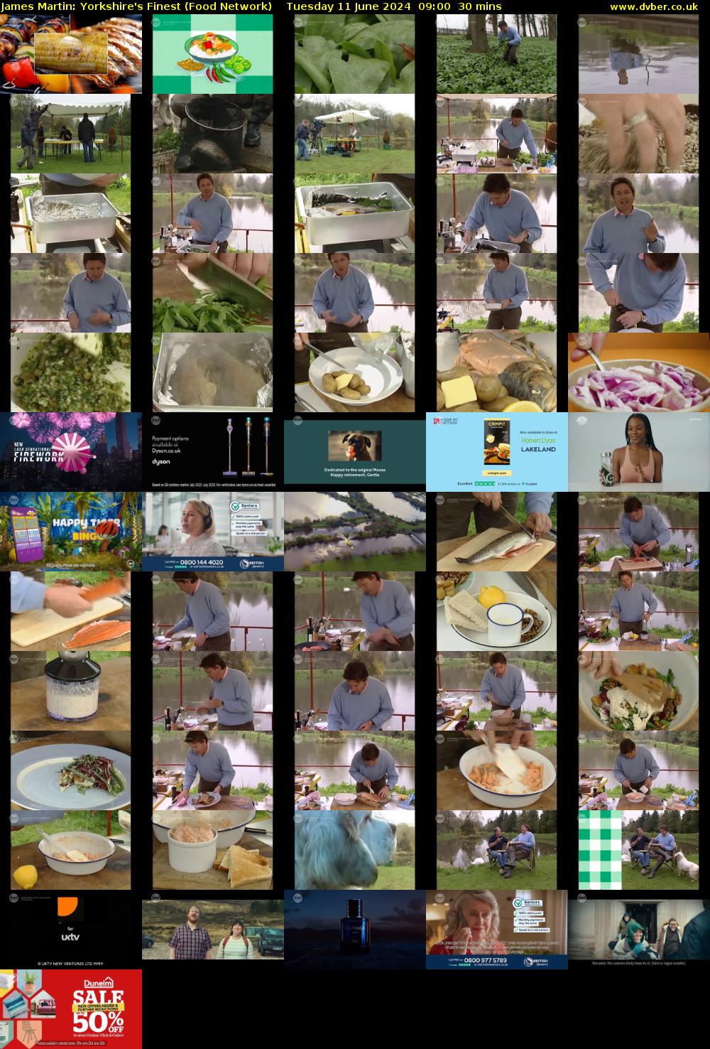 James Martin: Yorkshire's Finest (Food Network) Tuesday 11 June 2024 09:00 - 09:30