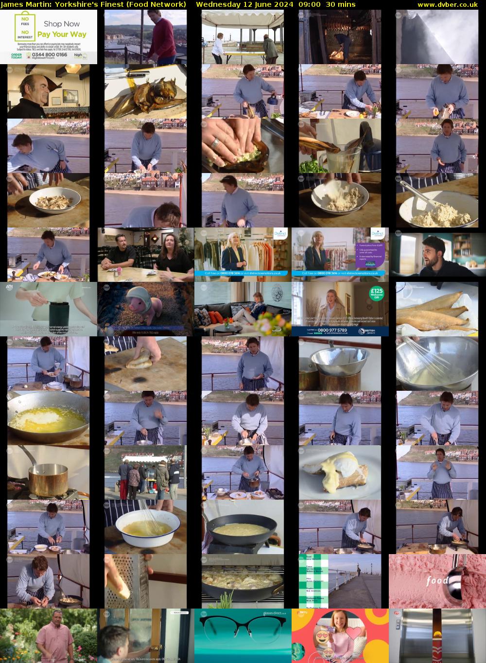 James Martin: Yorkshire's Finest (Food Network) Wednesday 12 June 2024 09:00 - 09:30