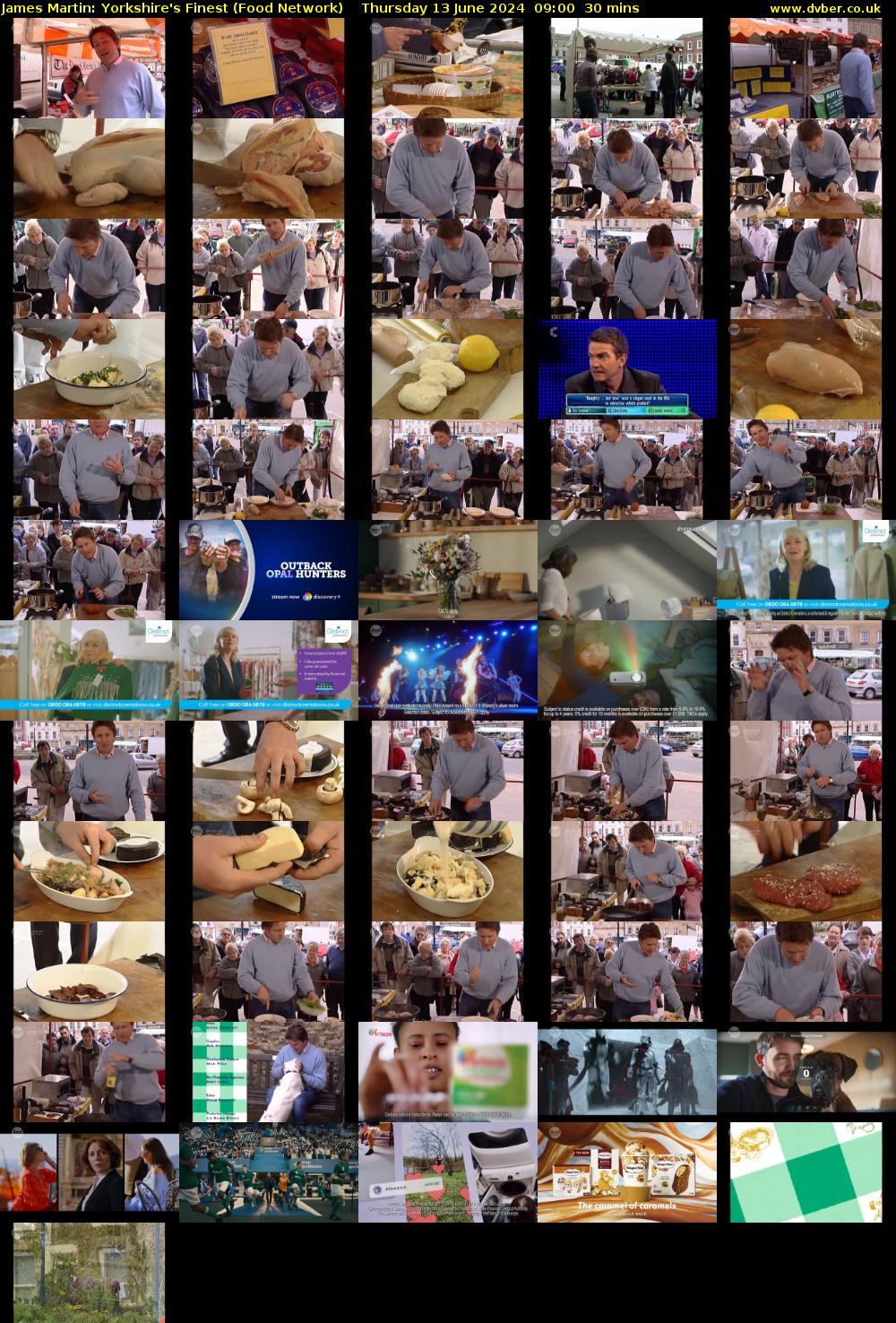 James Martin: Yorkshire's Finest (Food Network) Thursday 13 June 2024 09:00 - 09:30