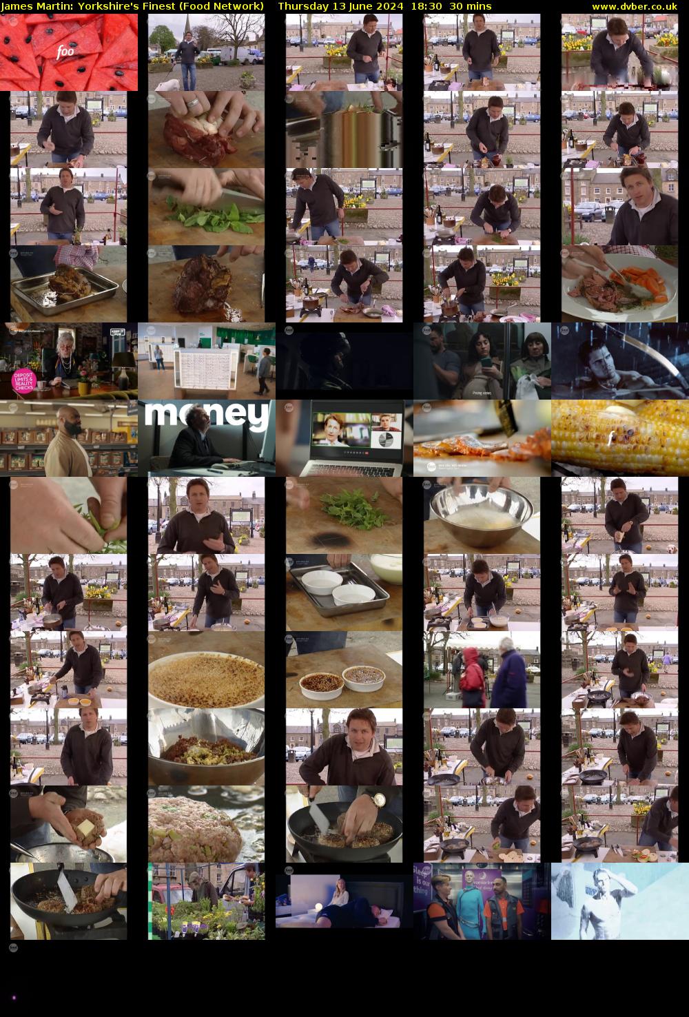 James Martin: Yorkshire's Finest (Food Network) Thursday 13 June 2024 18:30 - 19:00