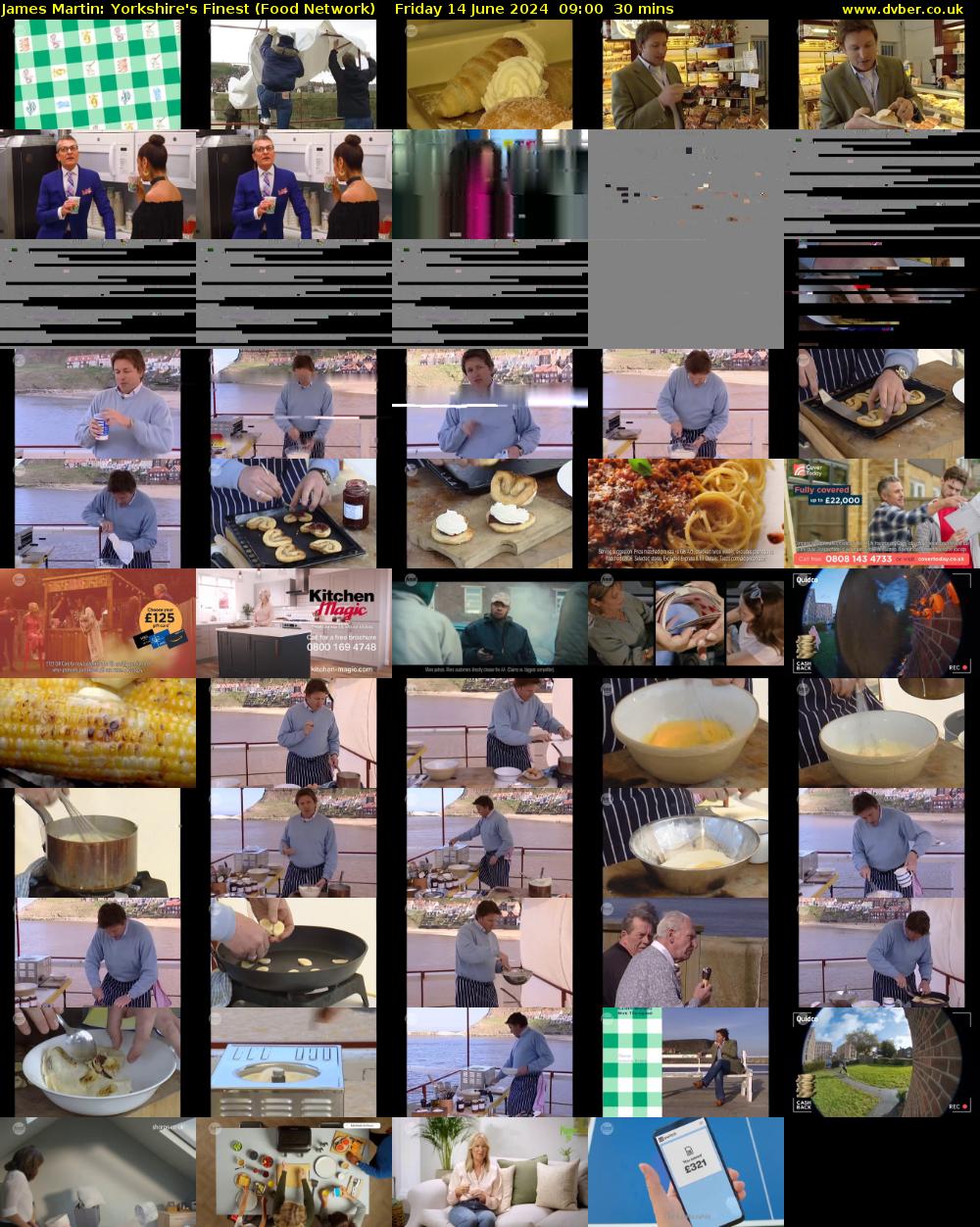 James Martin: Yorkshire's Finest (Food Network) Friday 14 June 2024 09:00 - 09:30