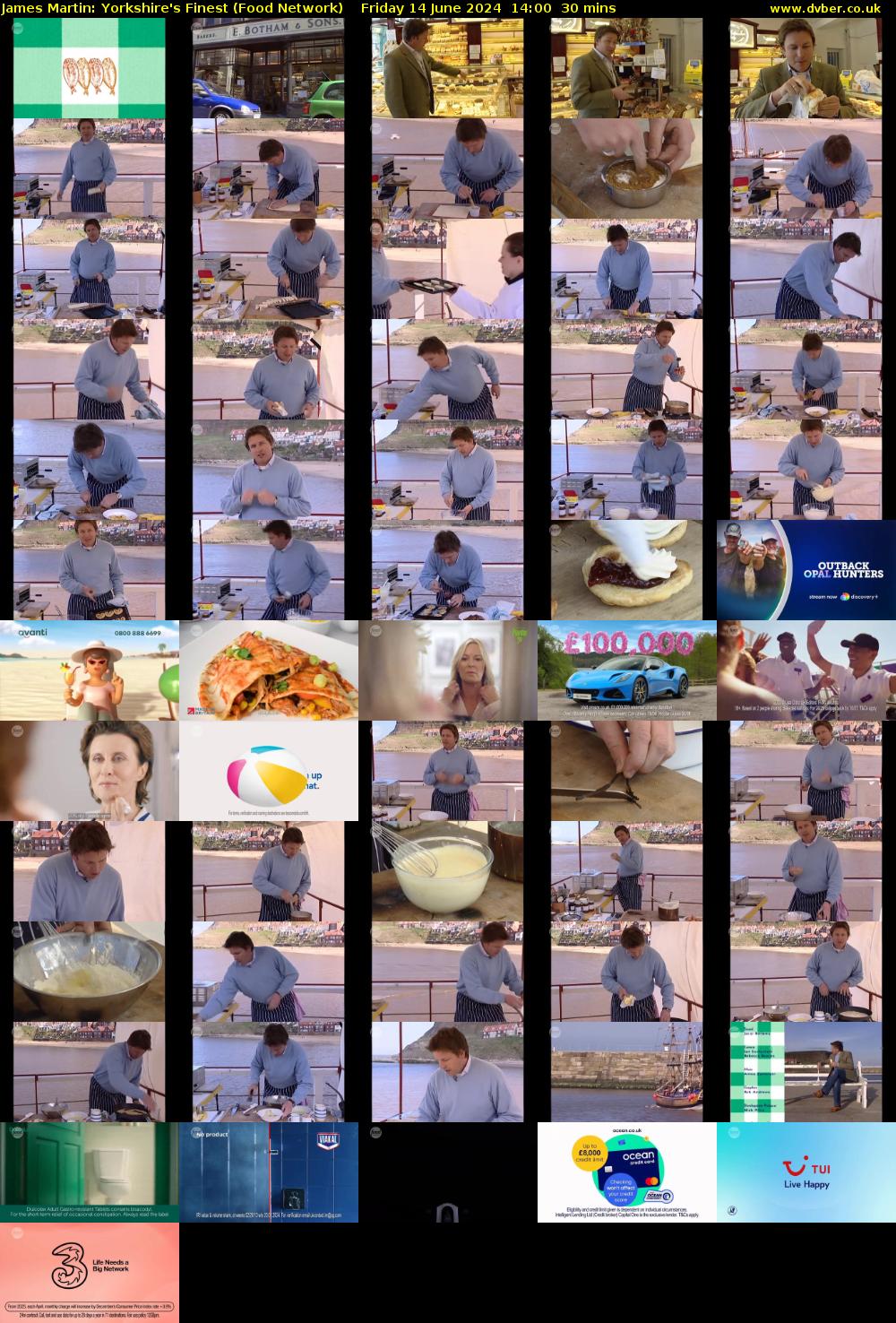 James Martin: Yorkshire's Finest (Food Network) Friday 14 June 2024 14:00 - 14:30