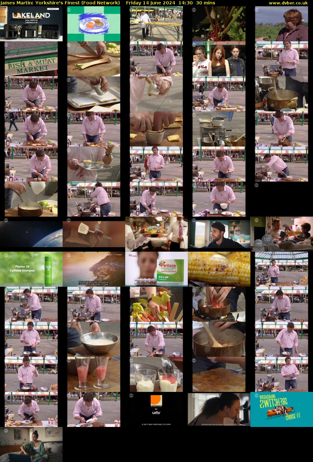 James Martin: Yorkshire's Finest (Food Network) Friday 14 June 2024 14:30 - 15:00