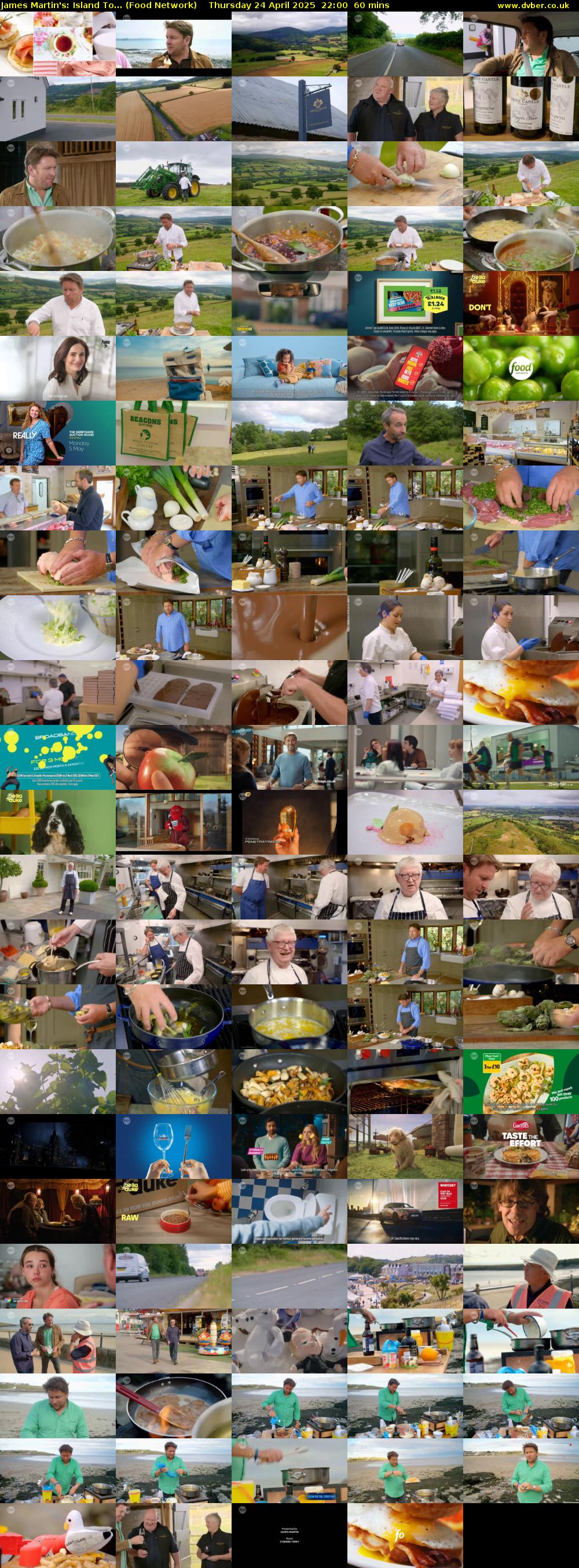 James Martin's: Island To... (Food Network) Thursday 24 April 2025 22:00 - 23:00