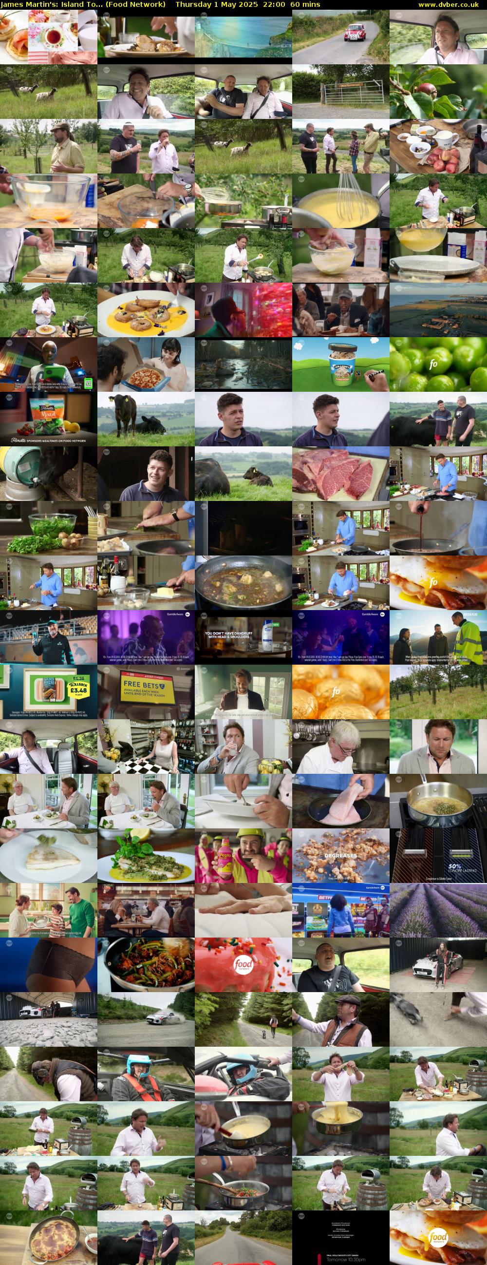 James Martin's: Island To... (Food Network) Thursday 1 May 2025 22:00 - 23:00