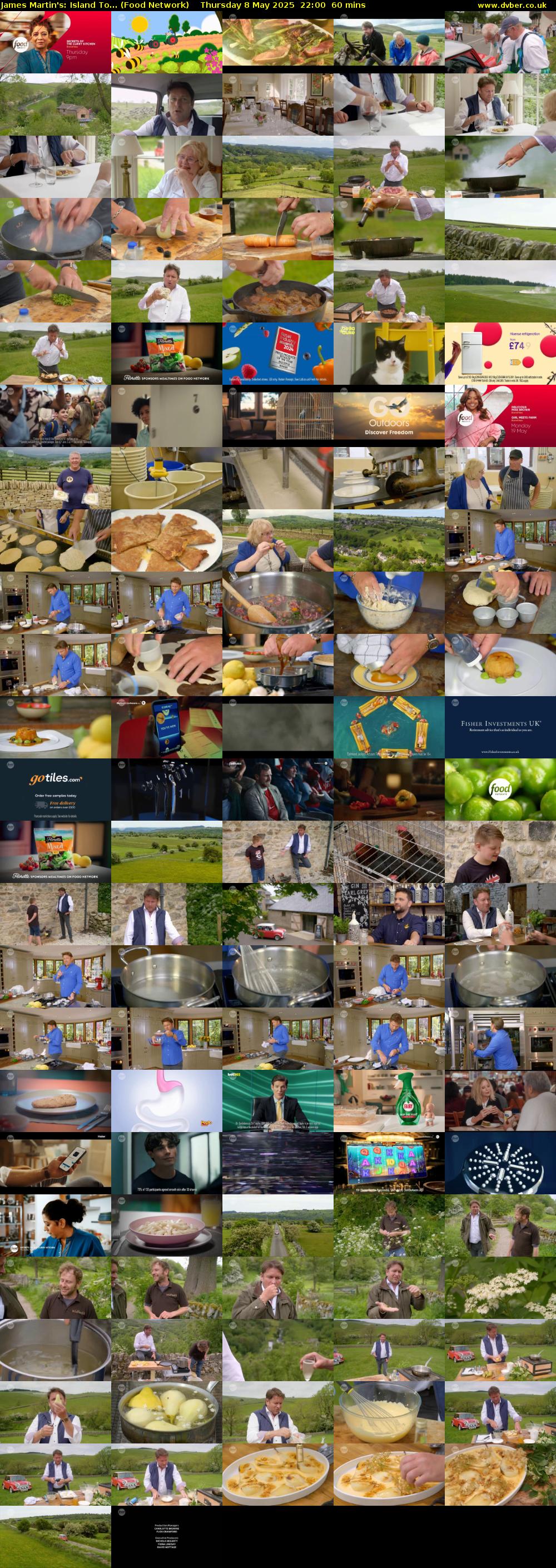 James Martin's: Island To... (Food Network) Thursday 8 May 2025 22:00 - 23:00