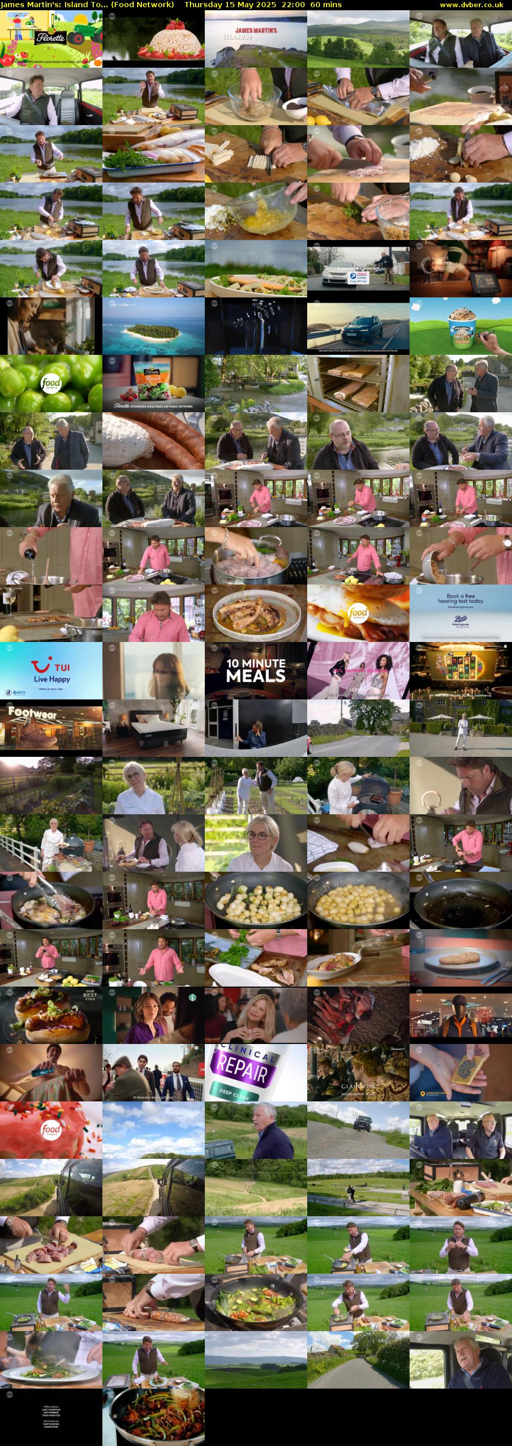 James Martin's: Island To... (Food Network) Thursday 15 May 2025 22:00 - 23:00