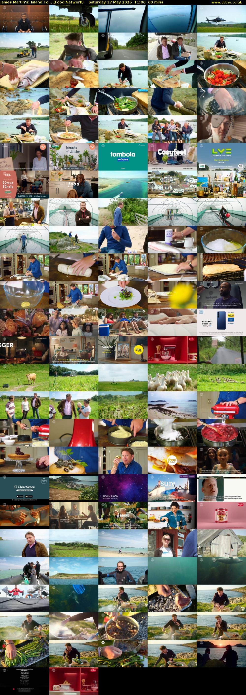James Martin's: Island To... (Food Network) Saturday 17 May 2025 11:00 - 12:00