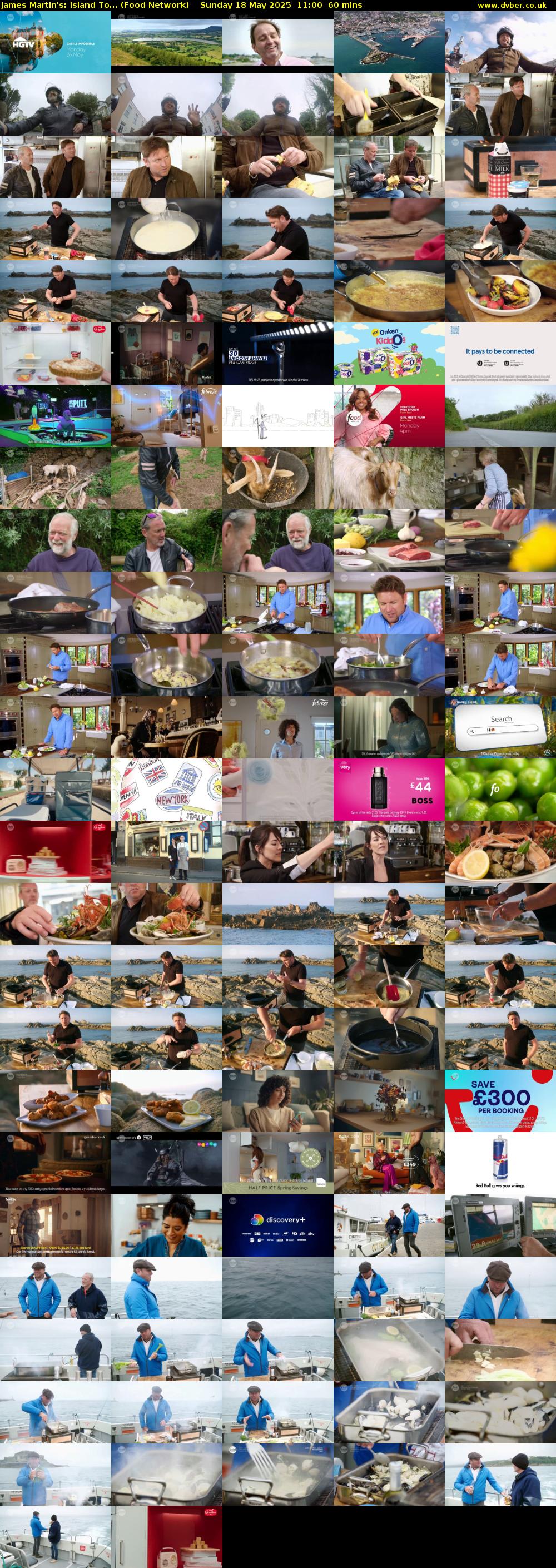 James Martin's: Island To... (Food Network) Sunday 18 May 2025 11:00 - 12:00