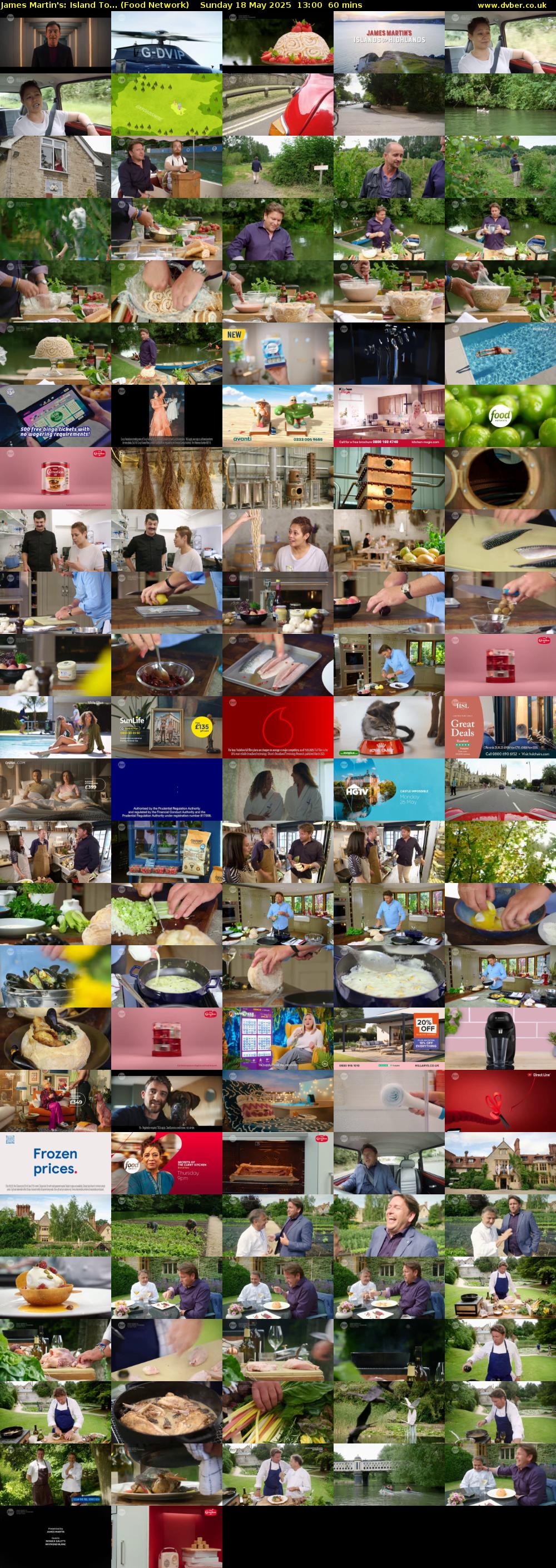 James Martin's: Island To... (Food Network) Sunday 18 May 2025 13:00 - 14:00