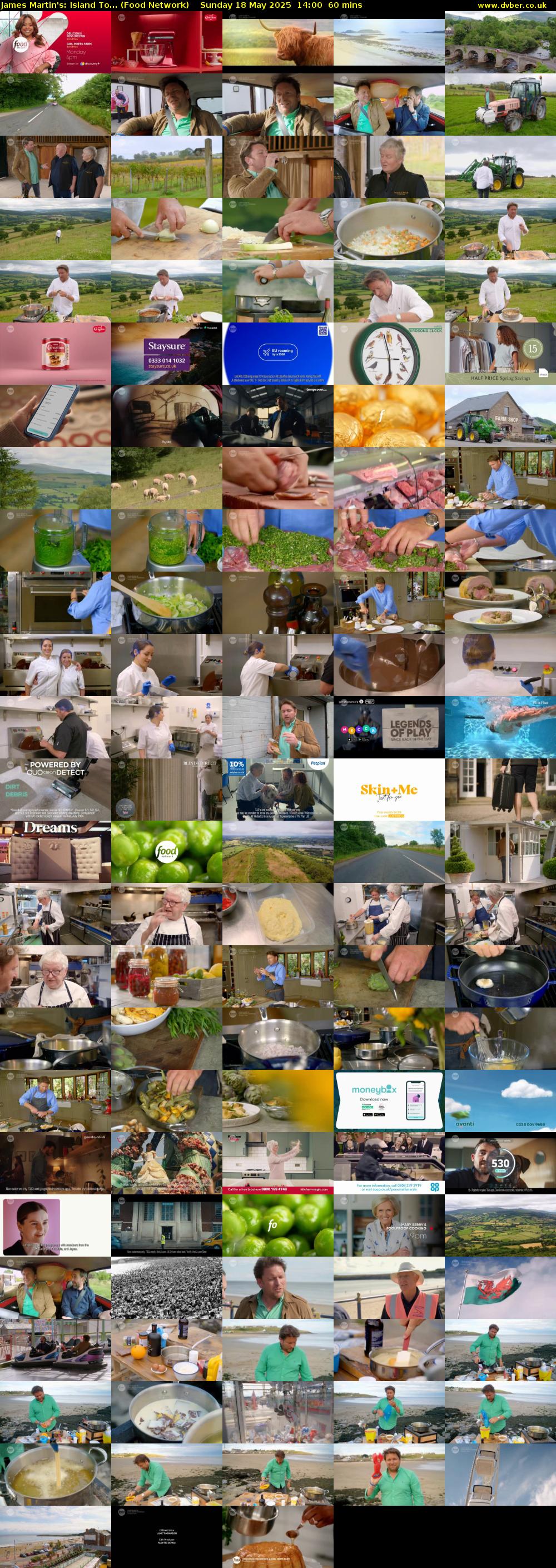 James Martin's: Island To... (Food Network) Sunday 18 May 2025 14:00 - 15:00