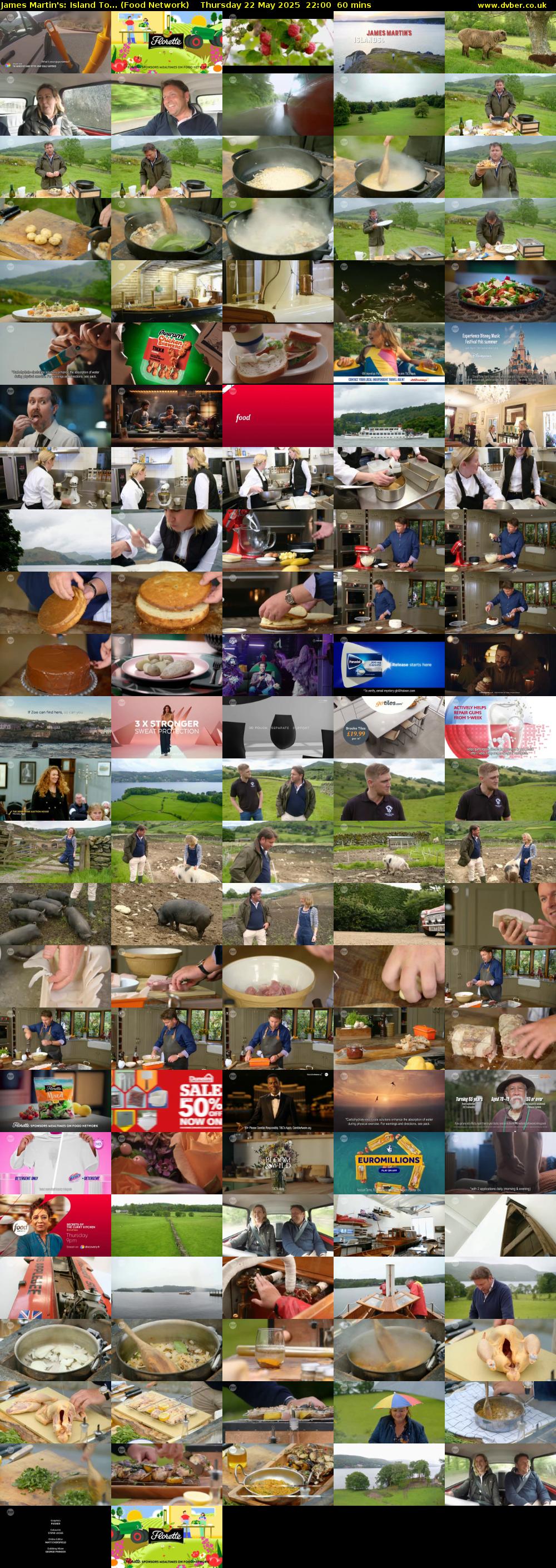 James Martin's: Island To... (Food Network) Thursday 22 May 2025 22:00 - 23:00