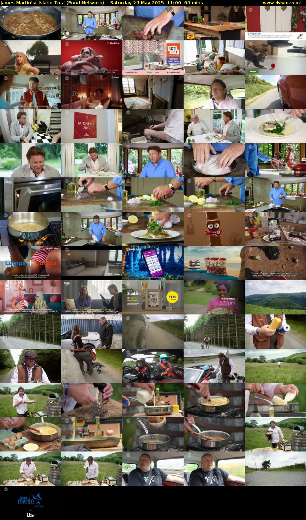 James Martin's: Island To... (Food Network) Saturday 24 May 2025 11:00 - 12:00