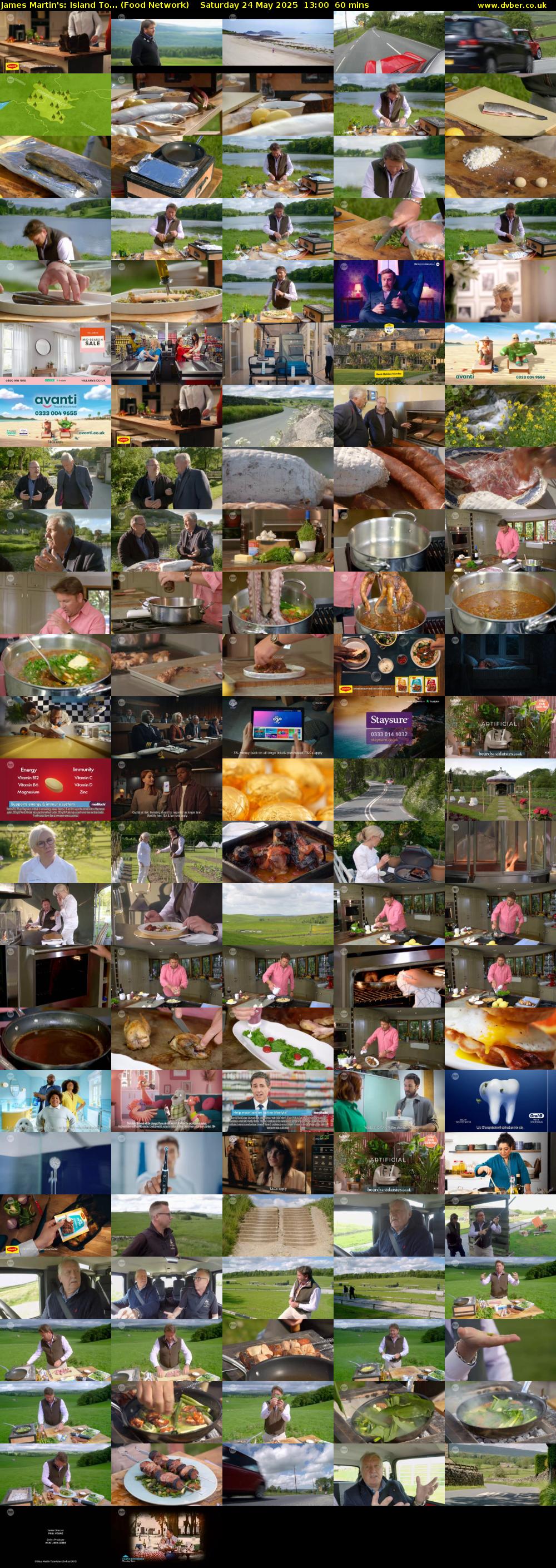 James Martin's: Island To... (Food Network) Saturday 24 May 2025 13:00 - 14:00