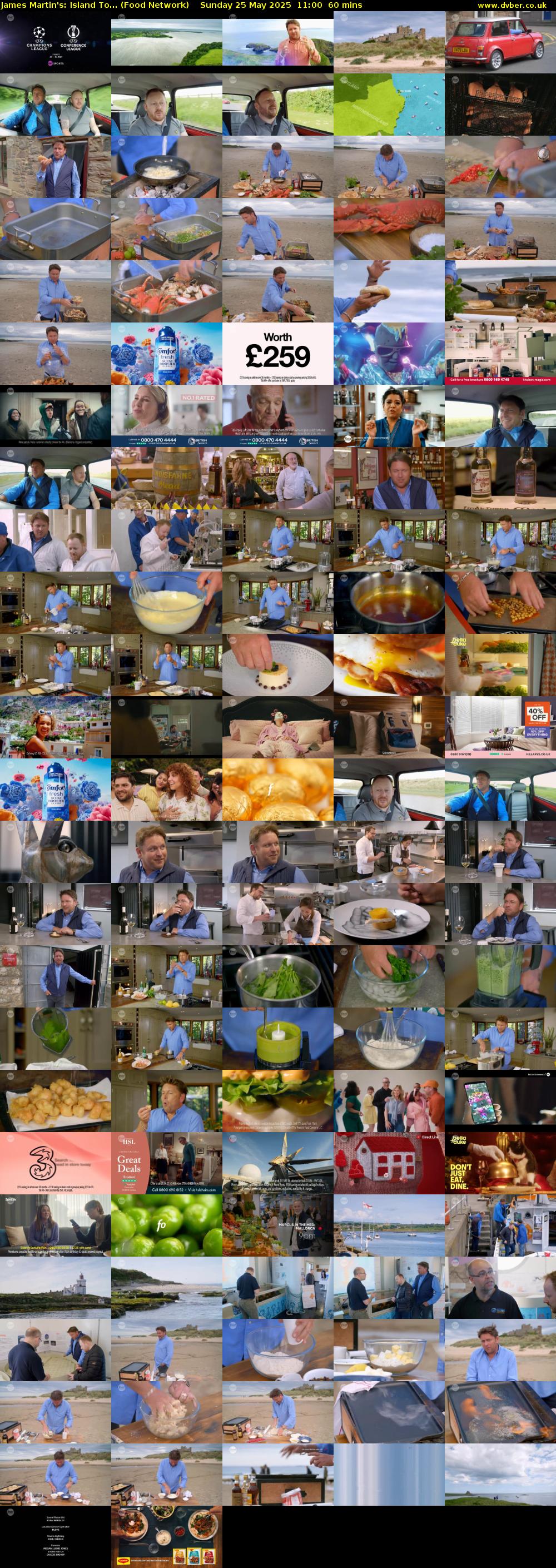 James Martin's: Island To... (Food Network) Sunday 25 May 2025 11:00 - 12:00