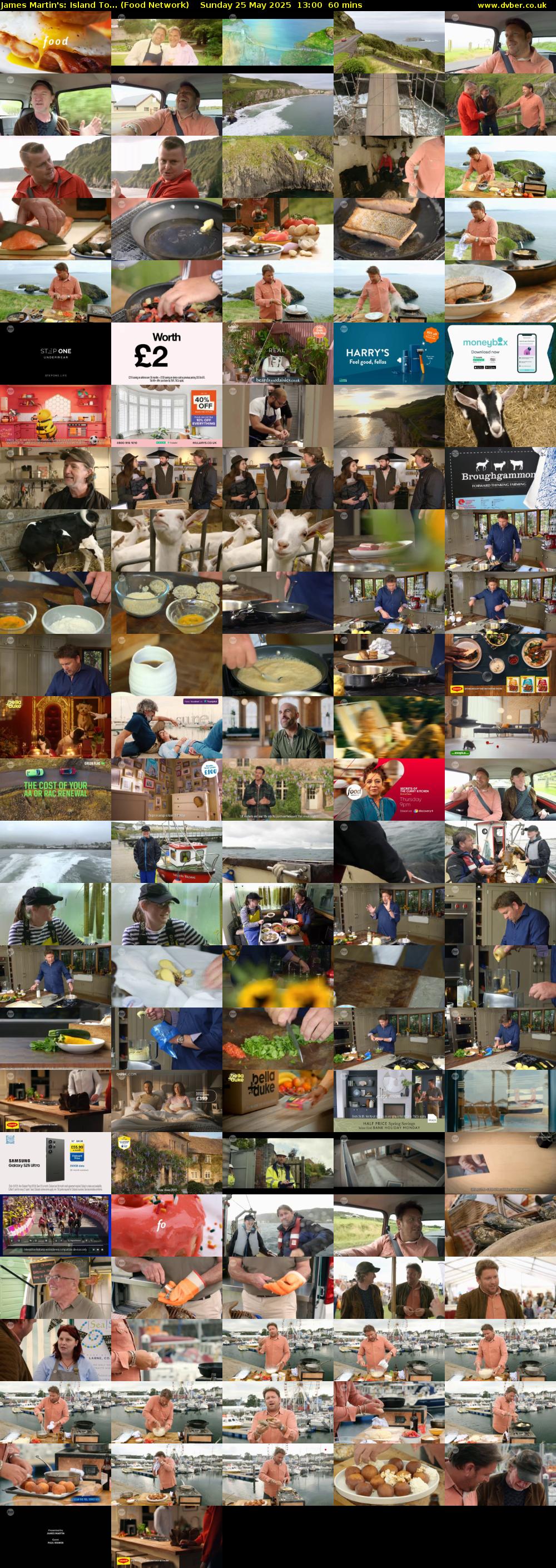 James Martin's: Island To... (Food Network) Sunday 25 May 2025 13:00 - 14:00